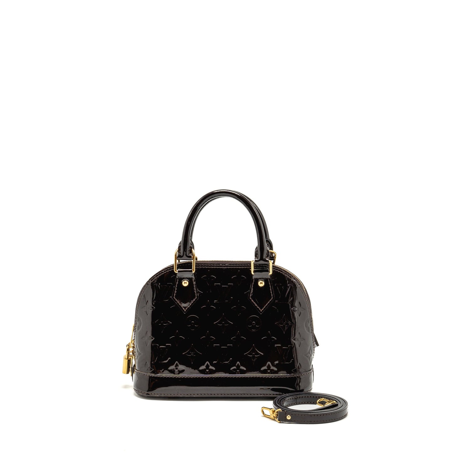 Louis Vuitton Alma Monogram Patent Amatante