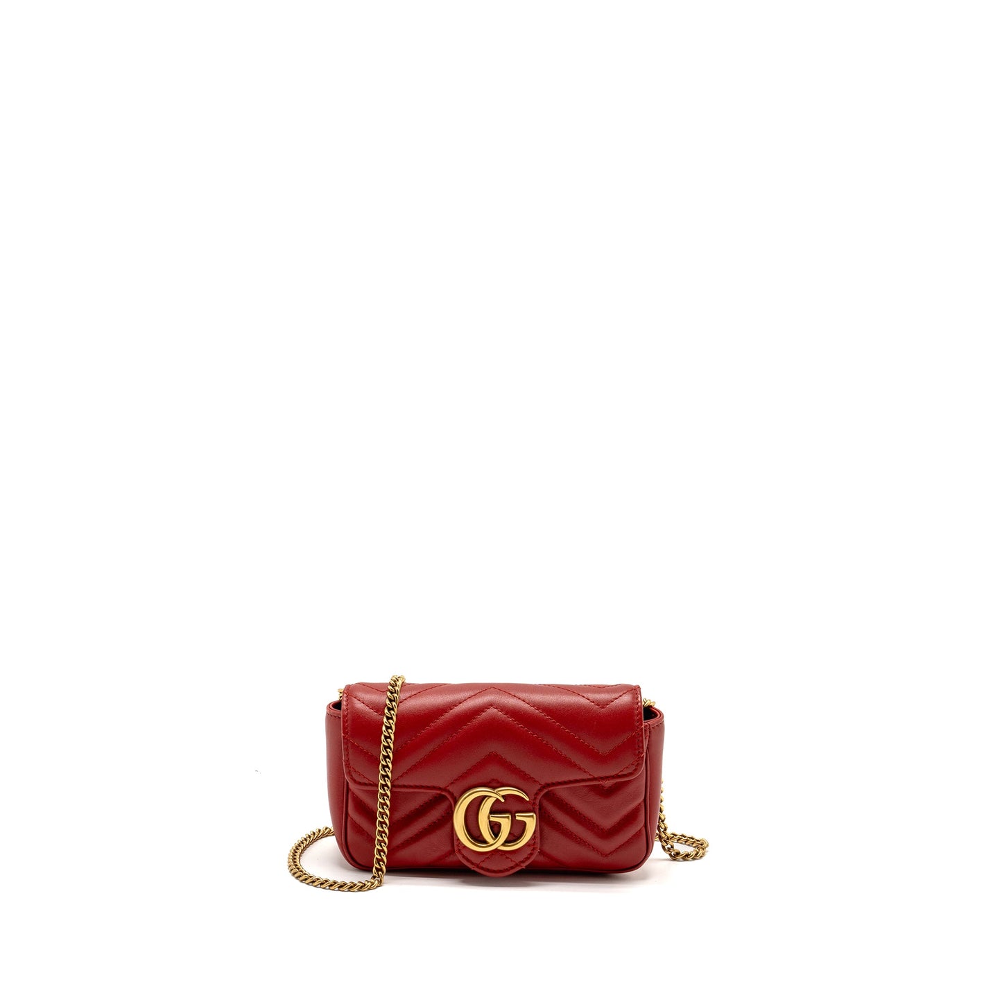 Gucci Mini Marmont Calfskin Red