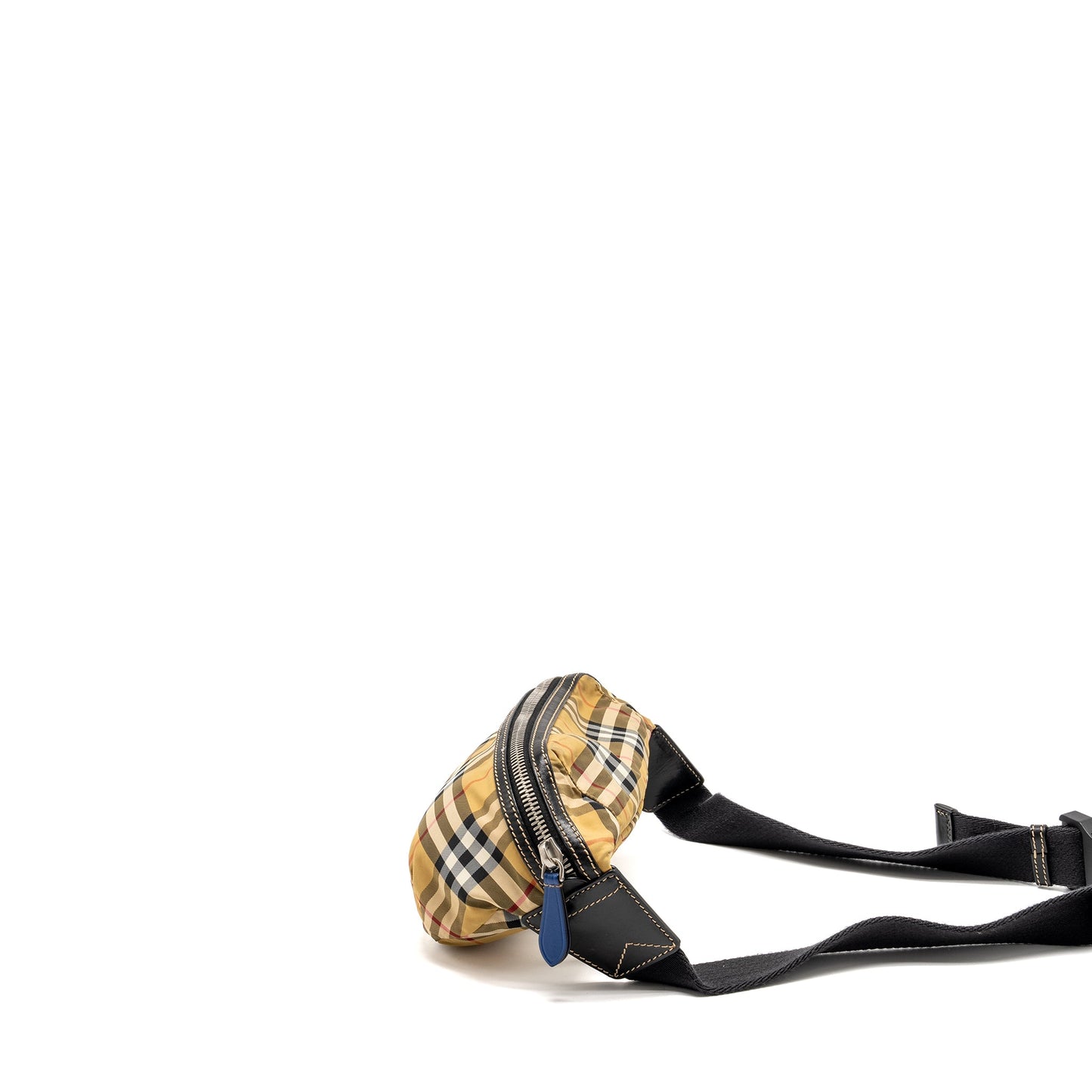 Burberry Belt Purse Check Nylon Multicolour