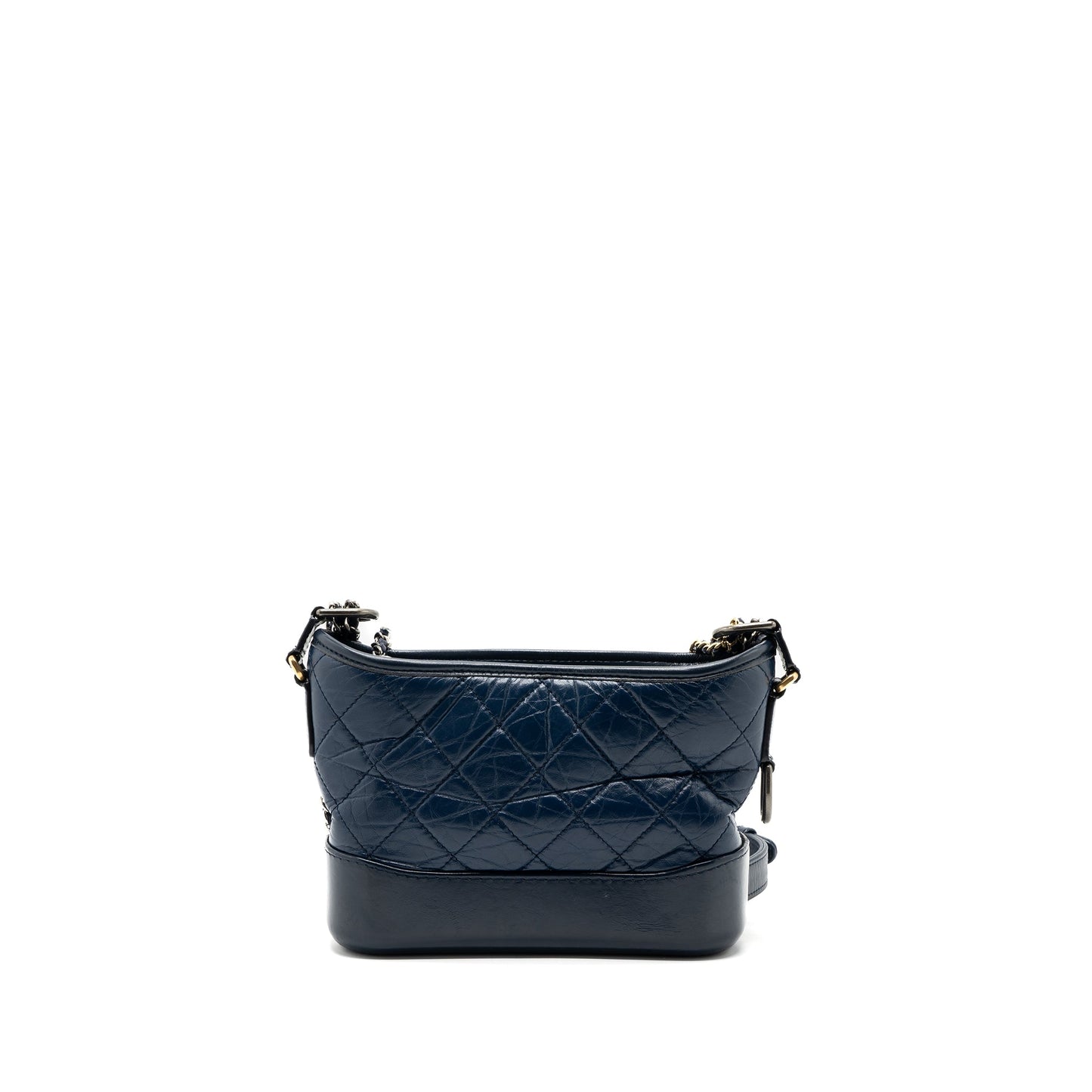 Chanel small Gabrielle hobo bag calfskin blue multicolour hardware