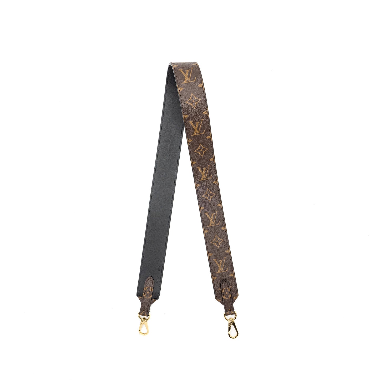 LOUIS VUITTON Bandouliere Shoulder Strap Monogram Canvas Black