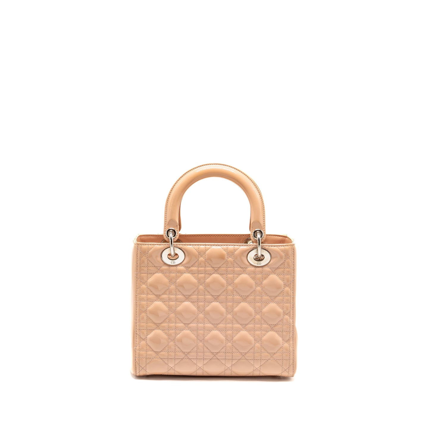 Dior Medium Lady Dior Patent Light Pink