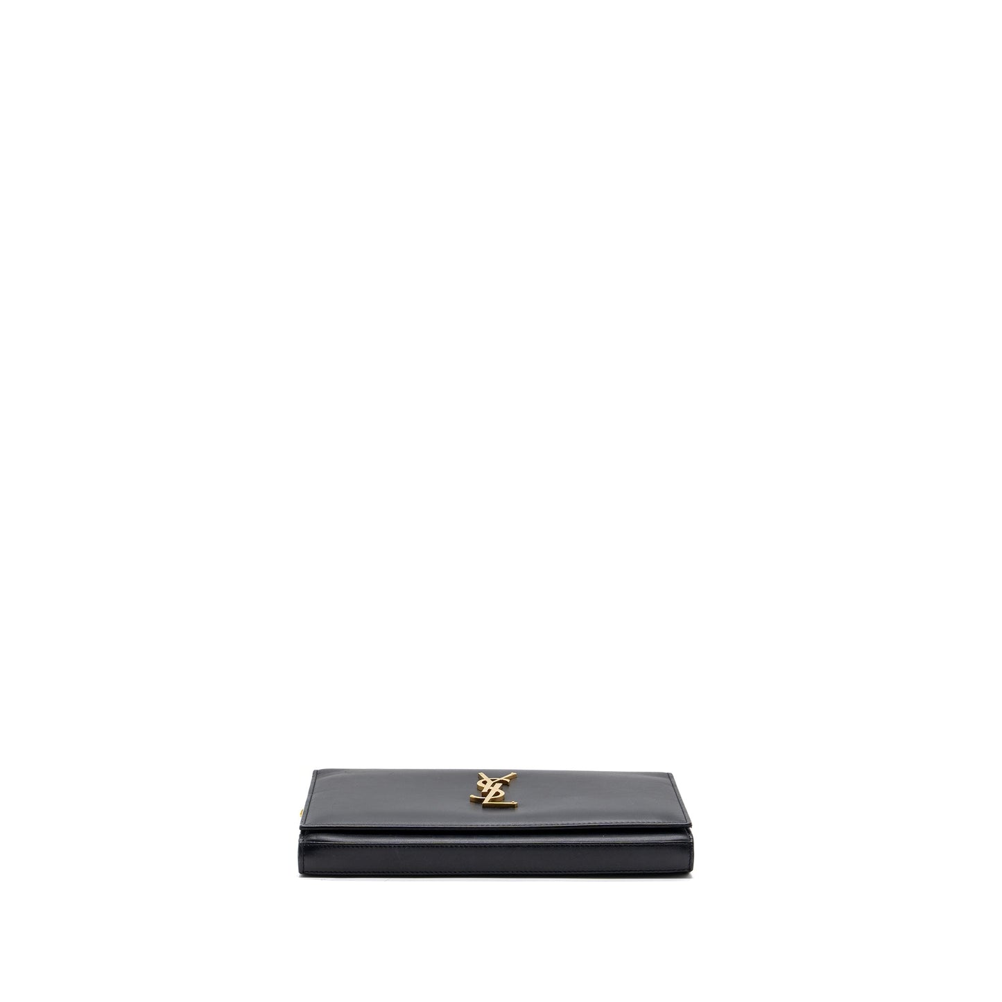 saint laurent flap chain Purse lambskin black