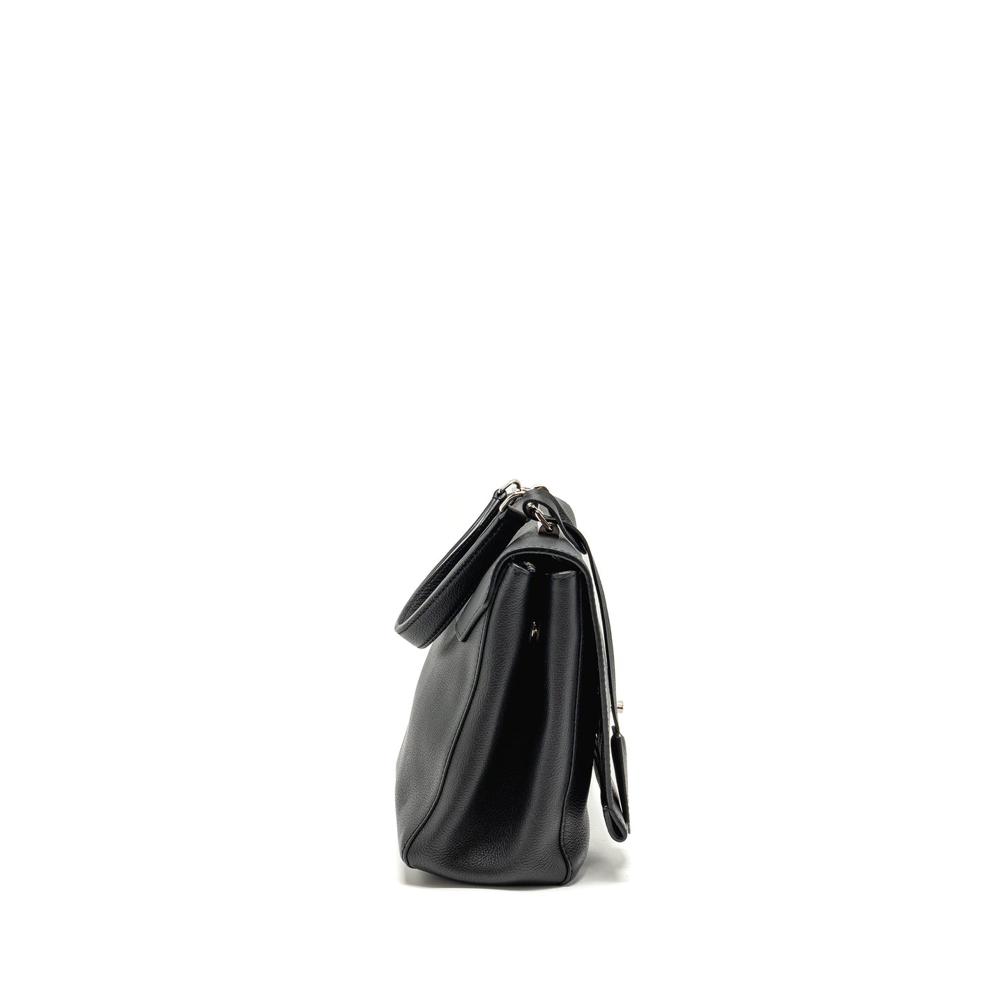 Louis Vuitton Lock Me Purse Calfskin Black