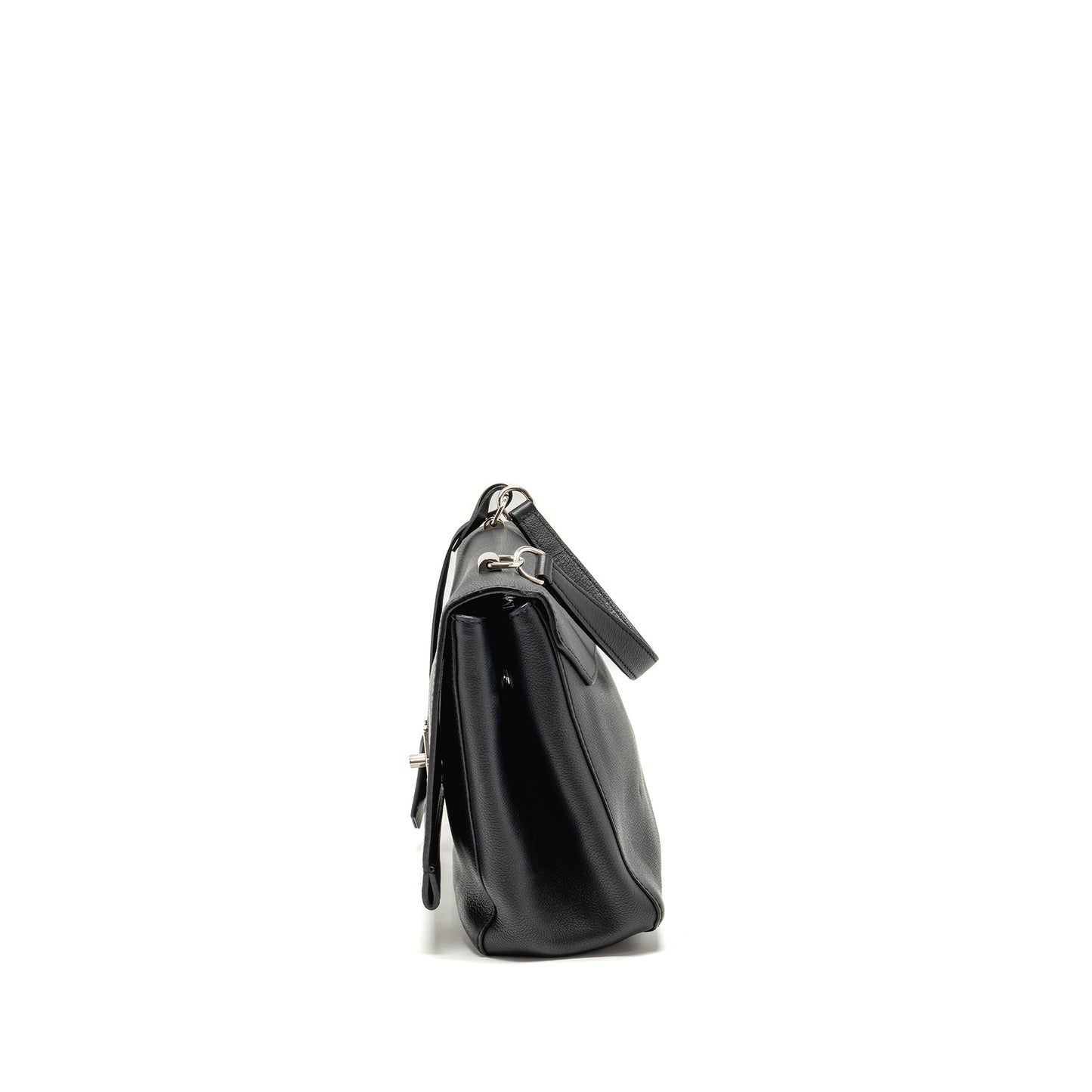 Louis Vuitton Lock Me Purse Calfskin Black