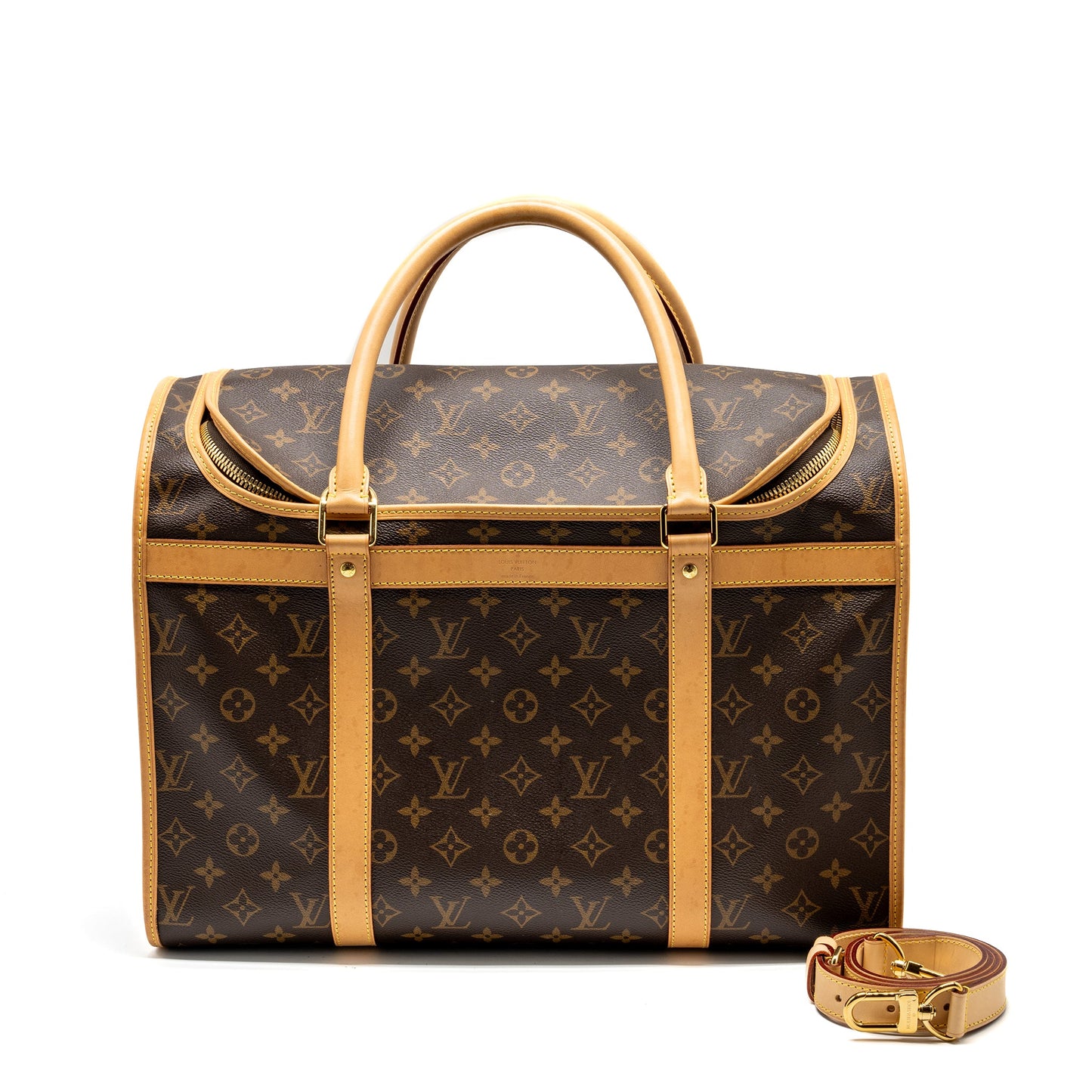Louis Vuitton Dog Purse Monogram Canvas
