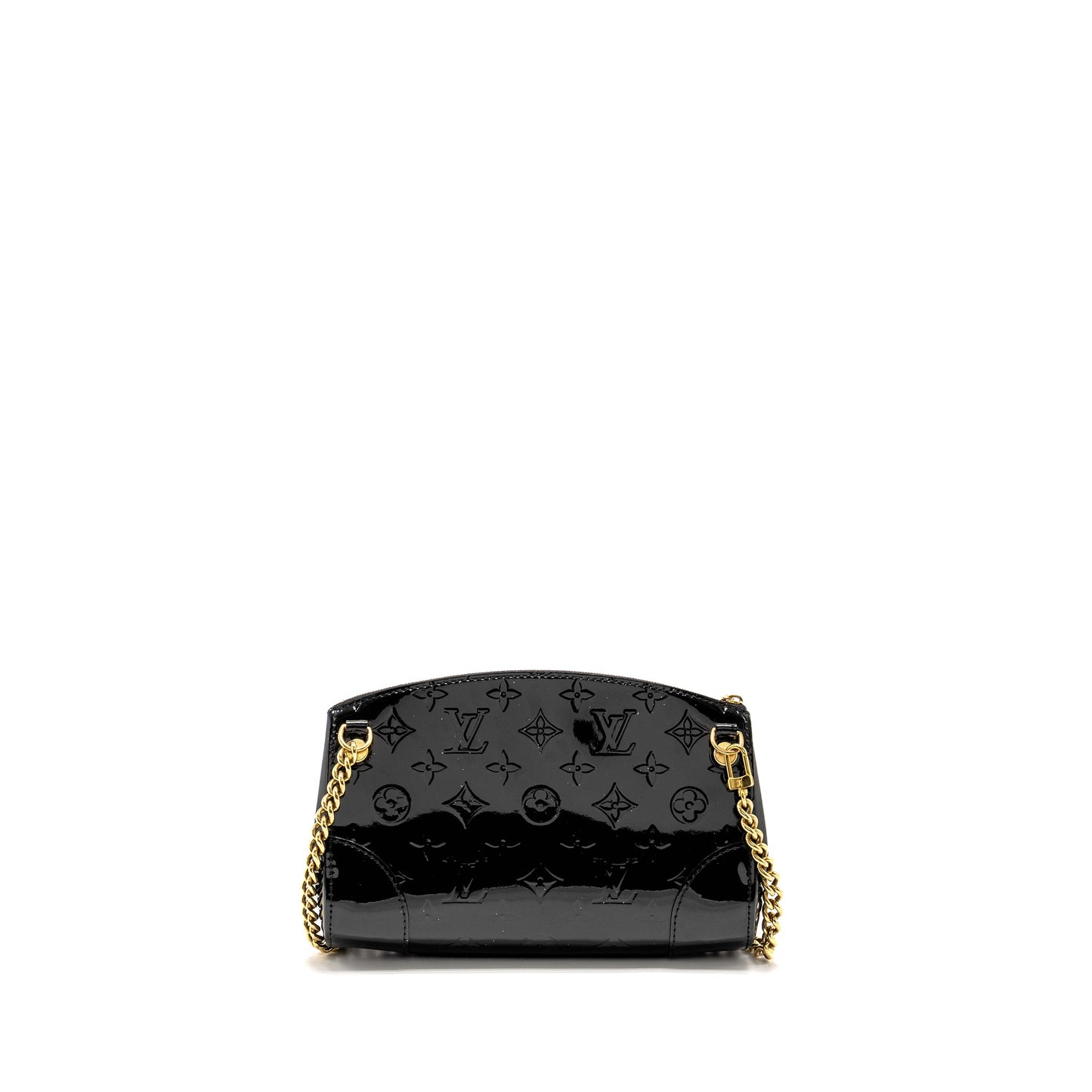 Louis Vuitton Vernis Santa Monica Clutch Patent Black