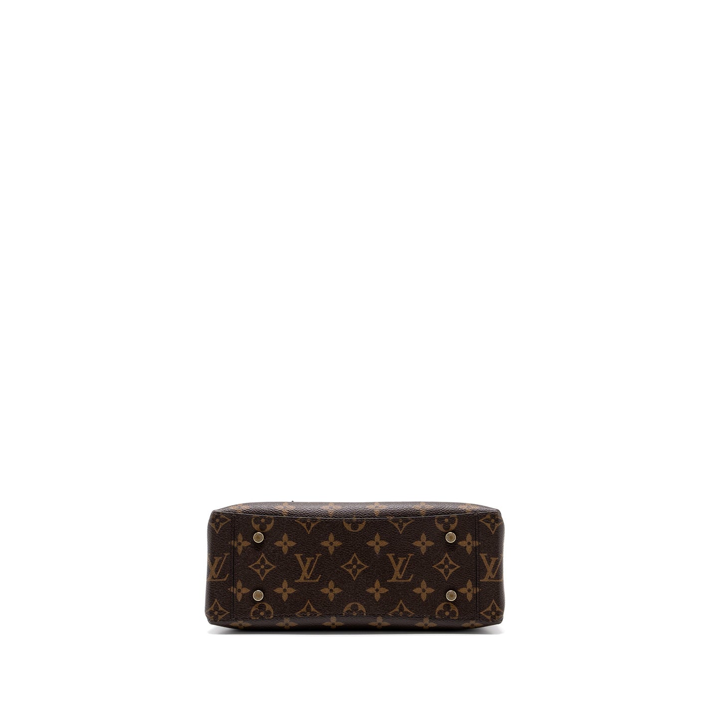 Louis Vuitton top handle flap Purse monogram canvas / calfskin black