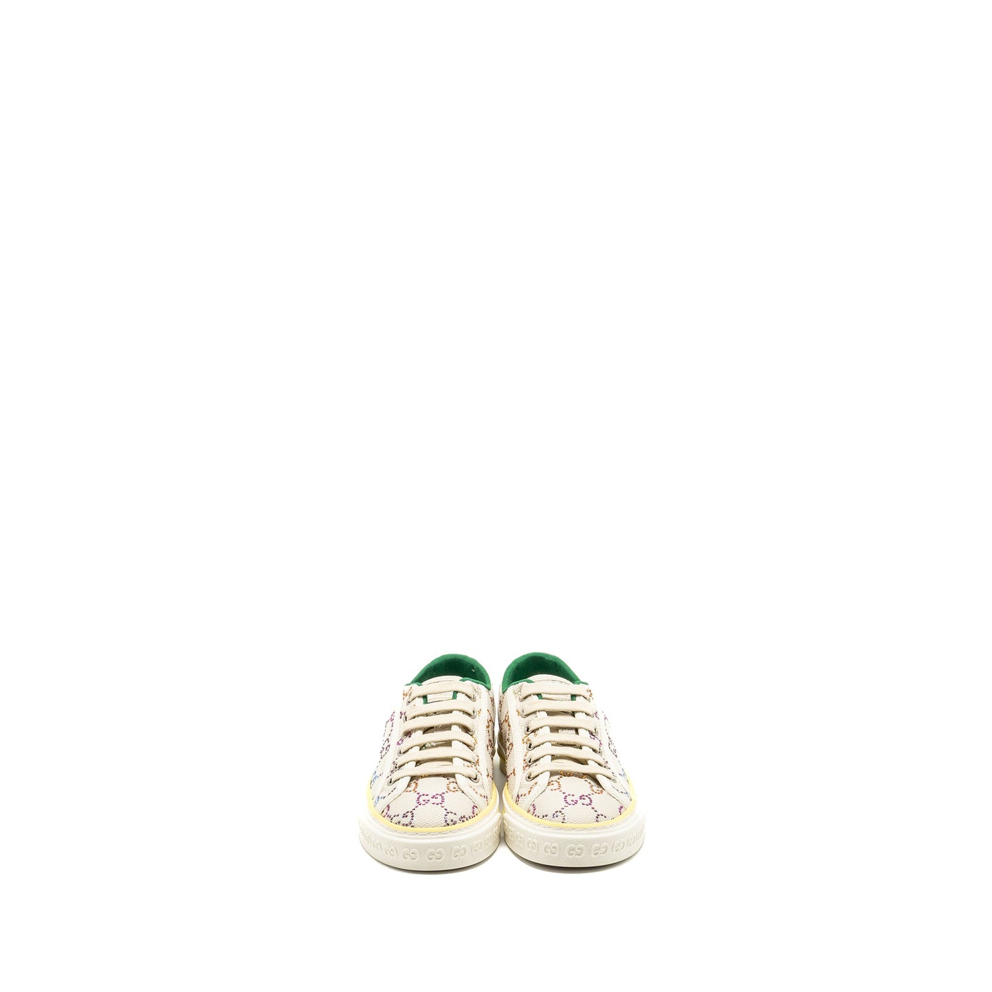 Gucci Size 37 Tennis 1977 Sneaker Logo Crystal Multicolour