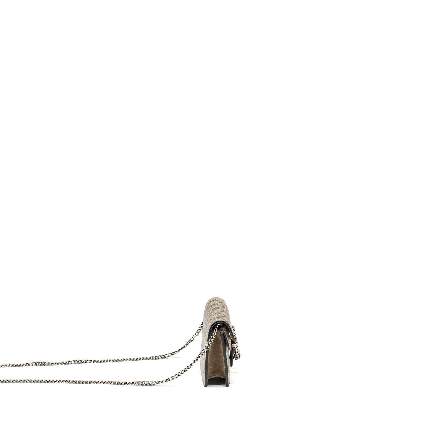 GUCCI Super Mini Dionysus Supreme Purse Beige