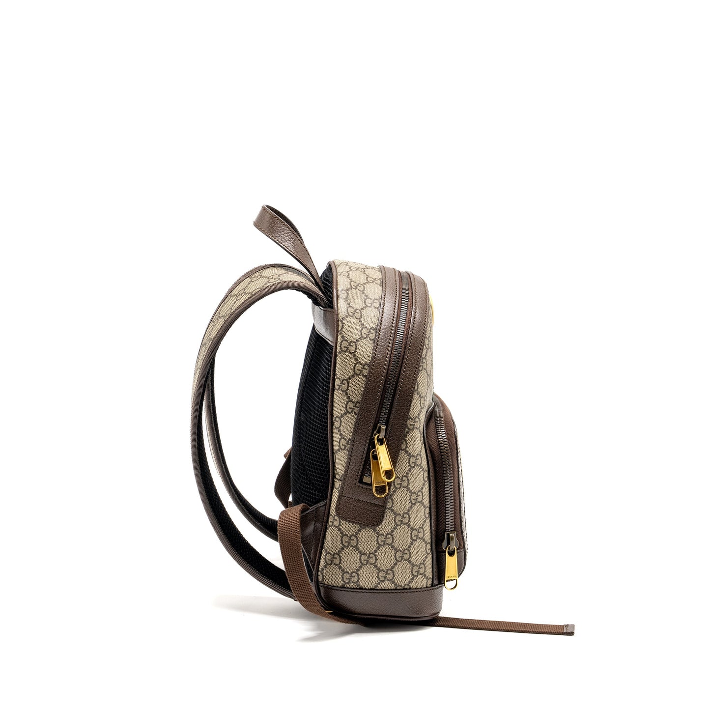 Gucci Small Ophidia Backpack Supreme Canvas/ Calfskin