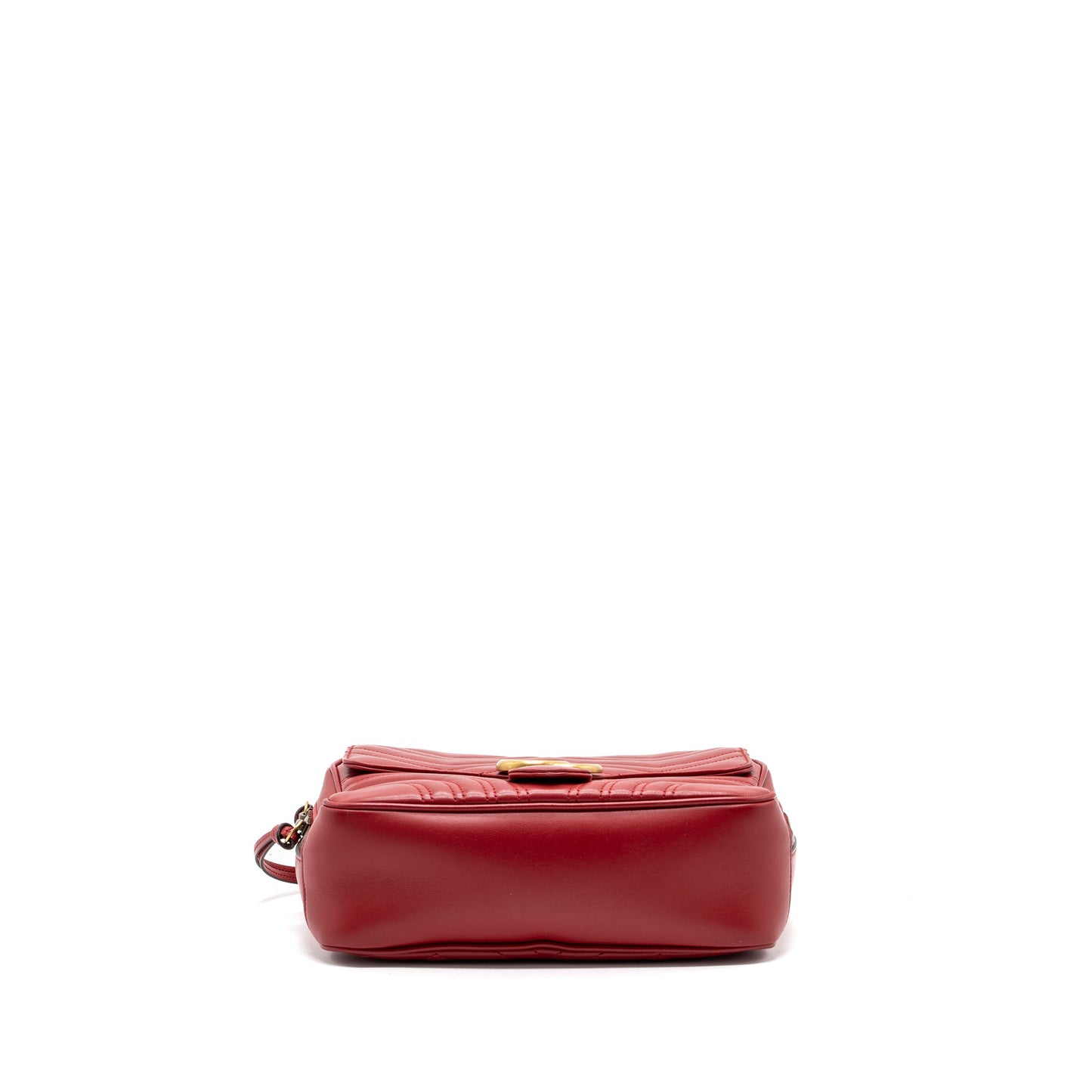 Gucci Marmont Matelasse Mini Purse Calfskin Red