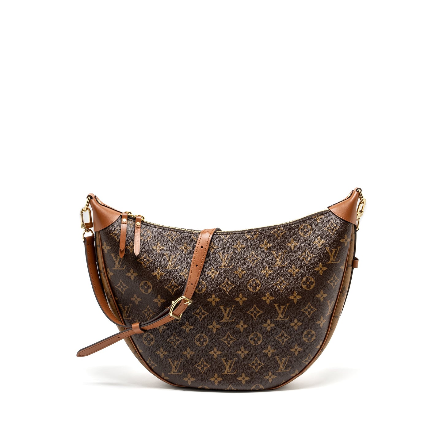 Louis Vuitton Loop Hobo Purse Monogram Canvas