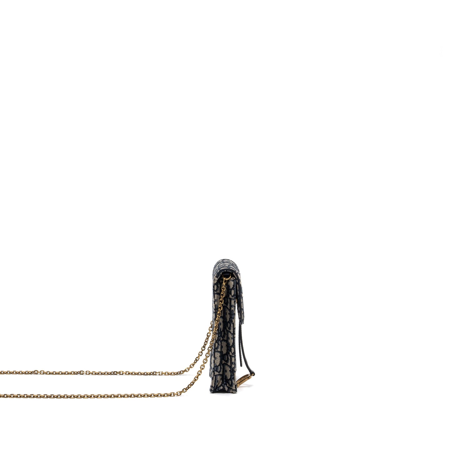 SADDLE PHONE HOLDER CHAIN OBLIQUE JACQUARD CANVAS