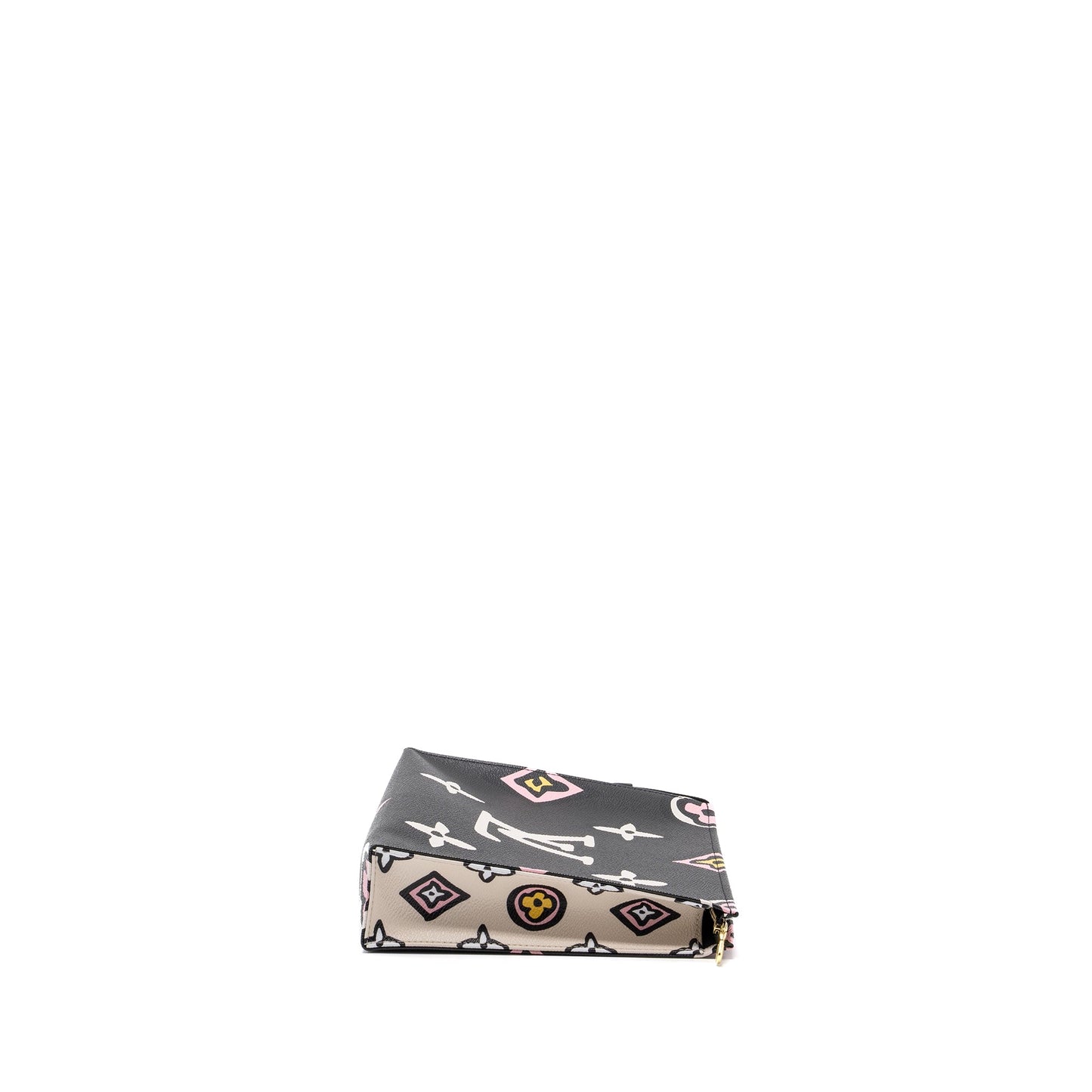 Louis Vuitton Wild at Heart toiletry pochette canvas black / white/ pink