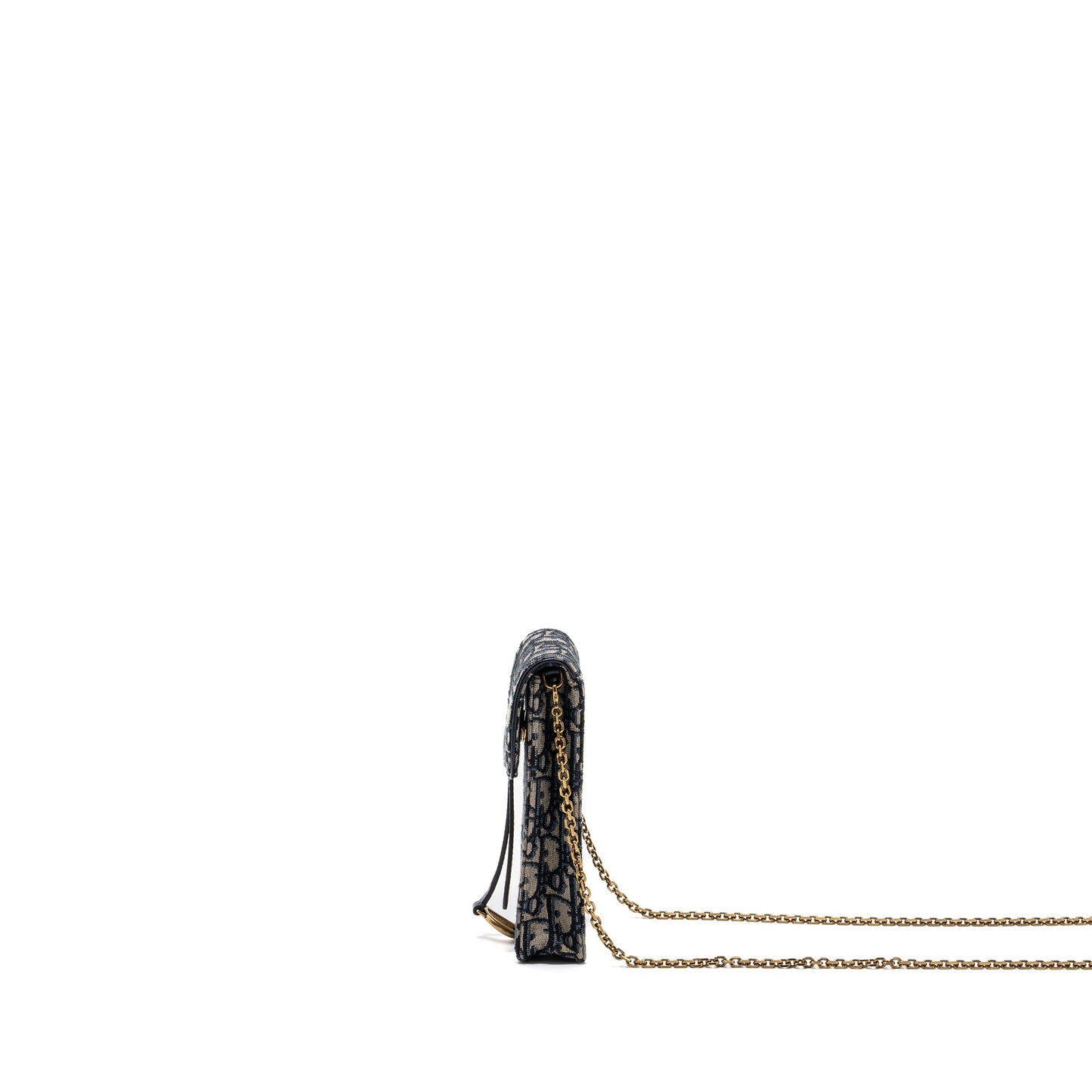 SADDLE PHONE HOLDER CHAIN OBLIQUE JACQUARD CANVAS