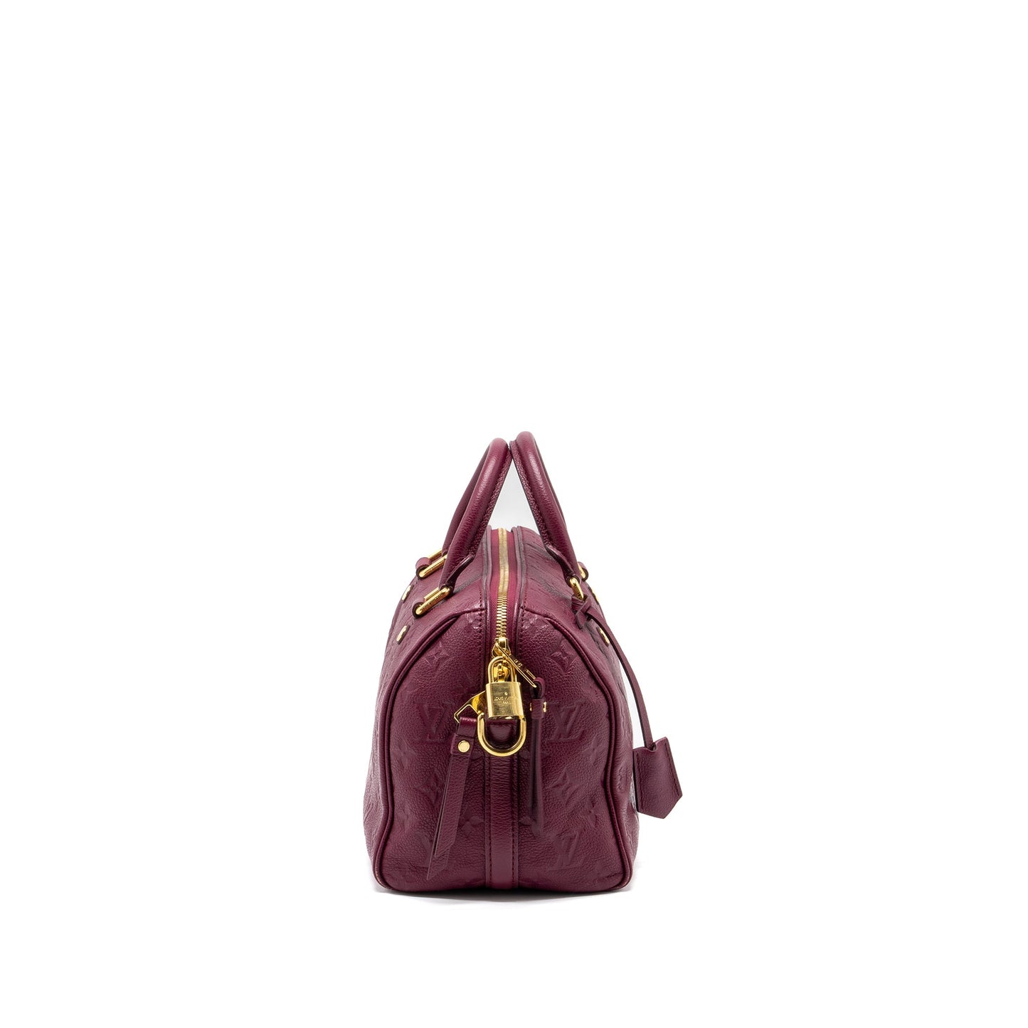 Louis Vuitton Speedy 25 Bandouliere Monogram Empreinte Purple