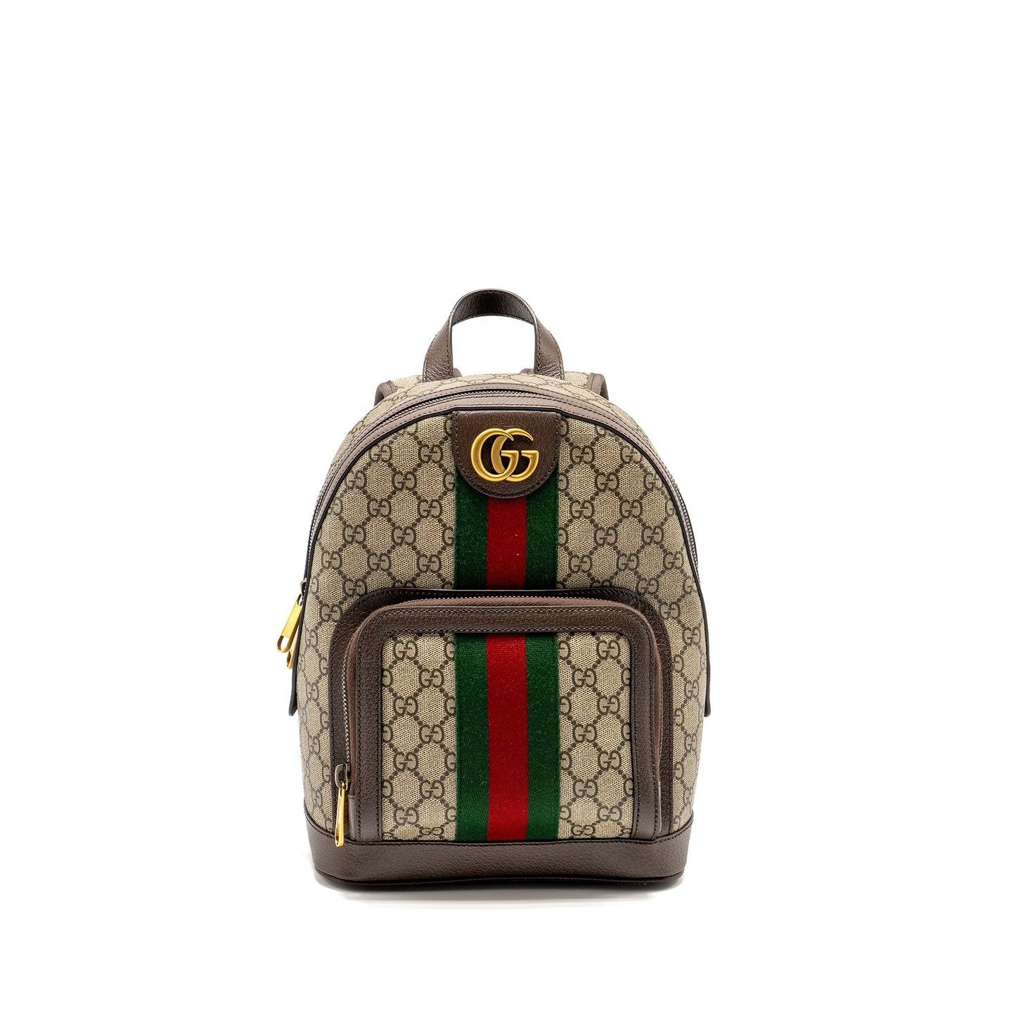 Gucci Small Ophidia Backpack Supreme Canvas/ Calfskin