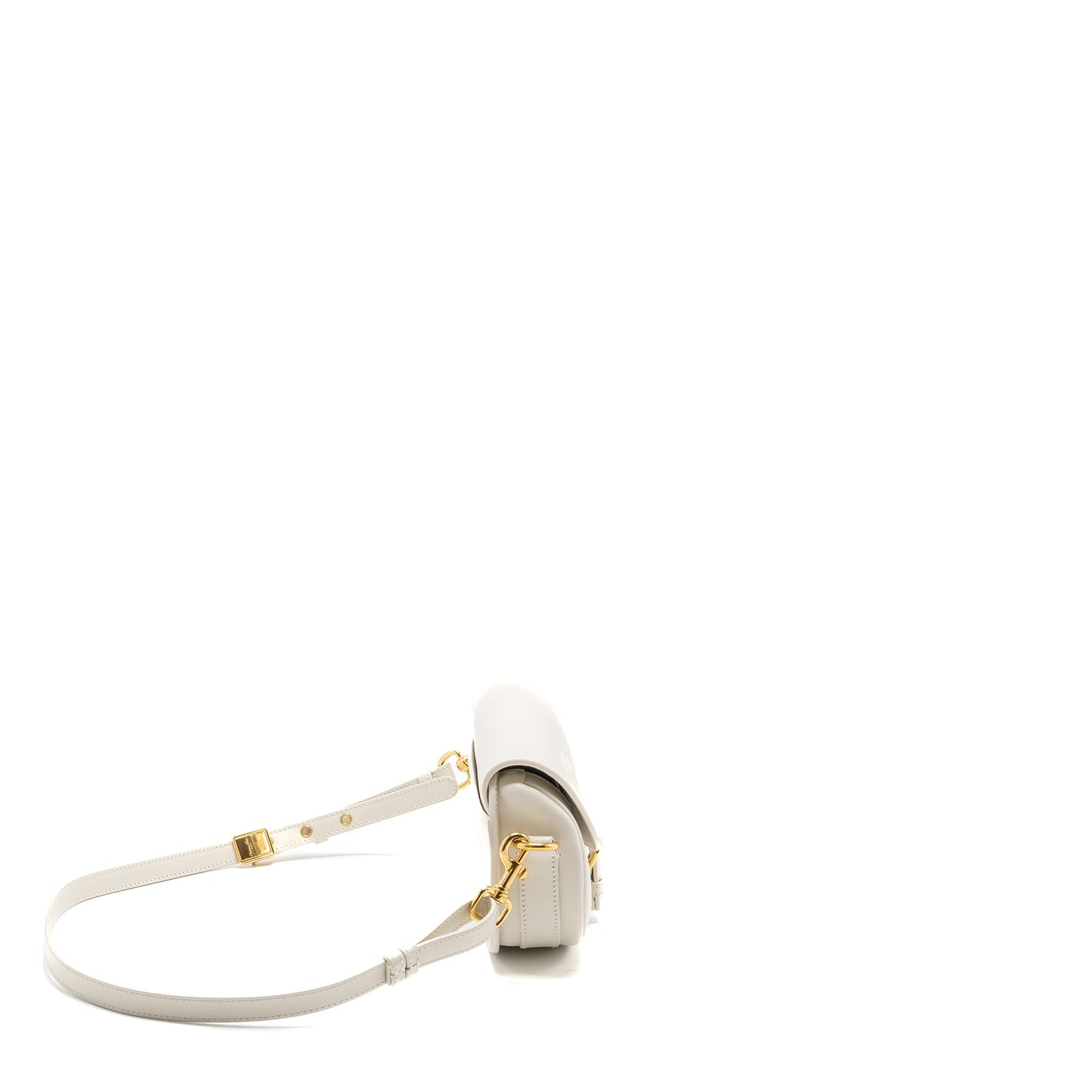 Dior Bobby East-West Purse Box Calfskin White
