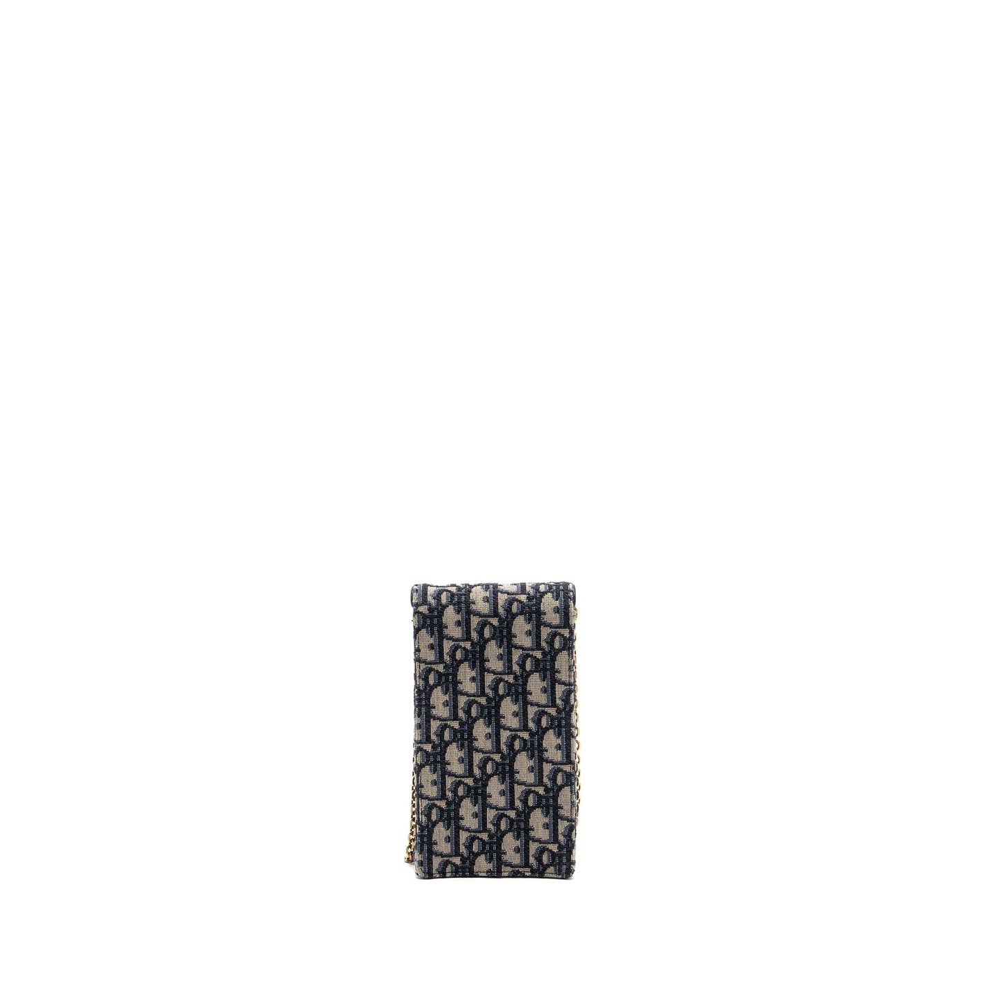 SADDLE PHONE HOLDER CHAIN OBLIQUE JACQUARD CANVAS