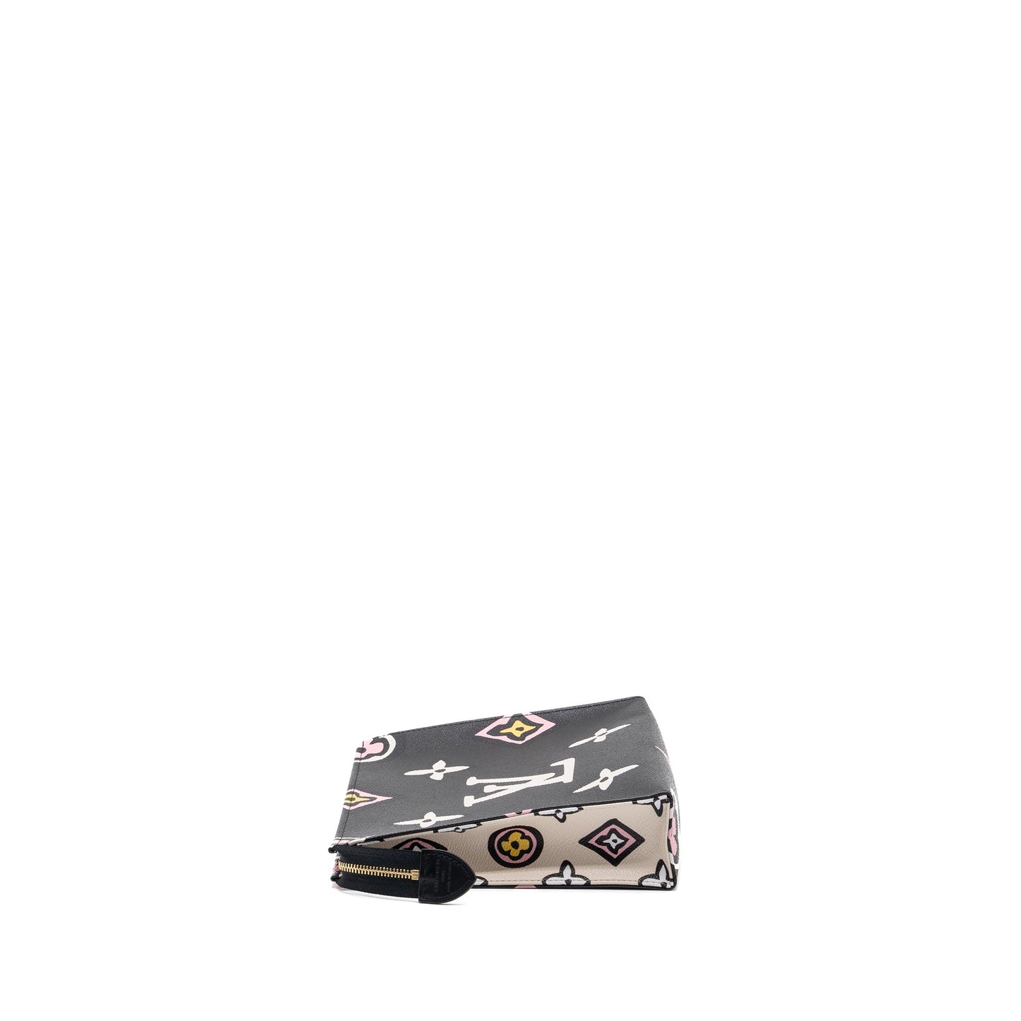 Louis Vuitton Wild at Heart toiletry pochette canvas black / white/ pink