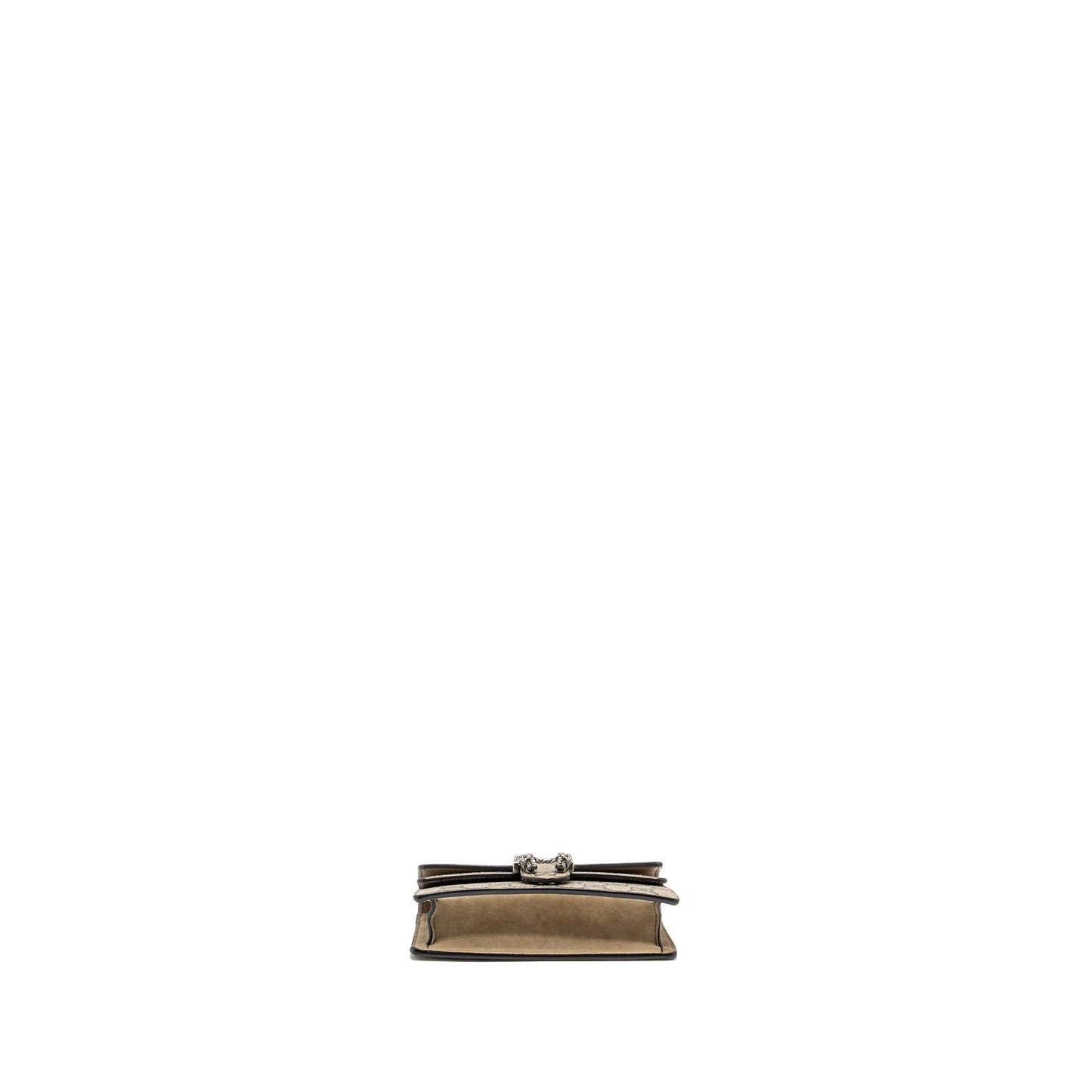 GUCCI Super Mini Dionysus Supreme Purse Beige