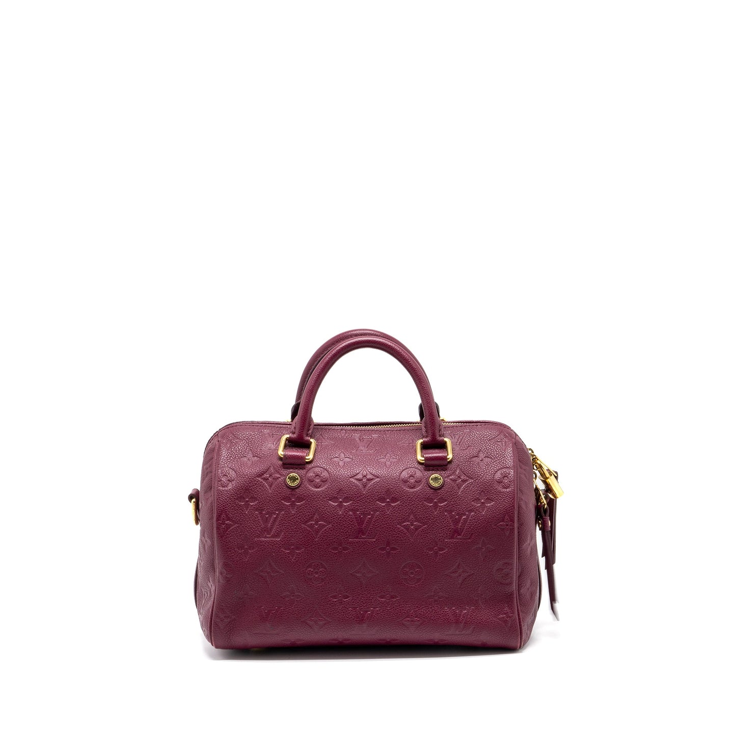 Louis Vuitton Speedy 25 Bandouliere Monogram Empreinte Purple