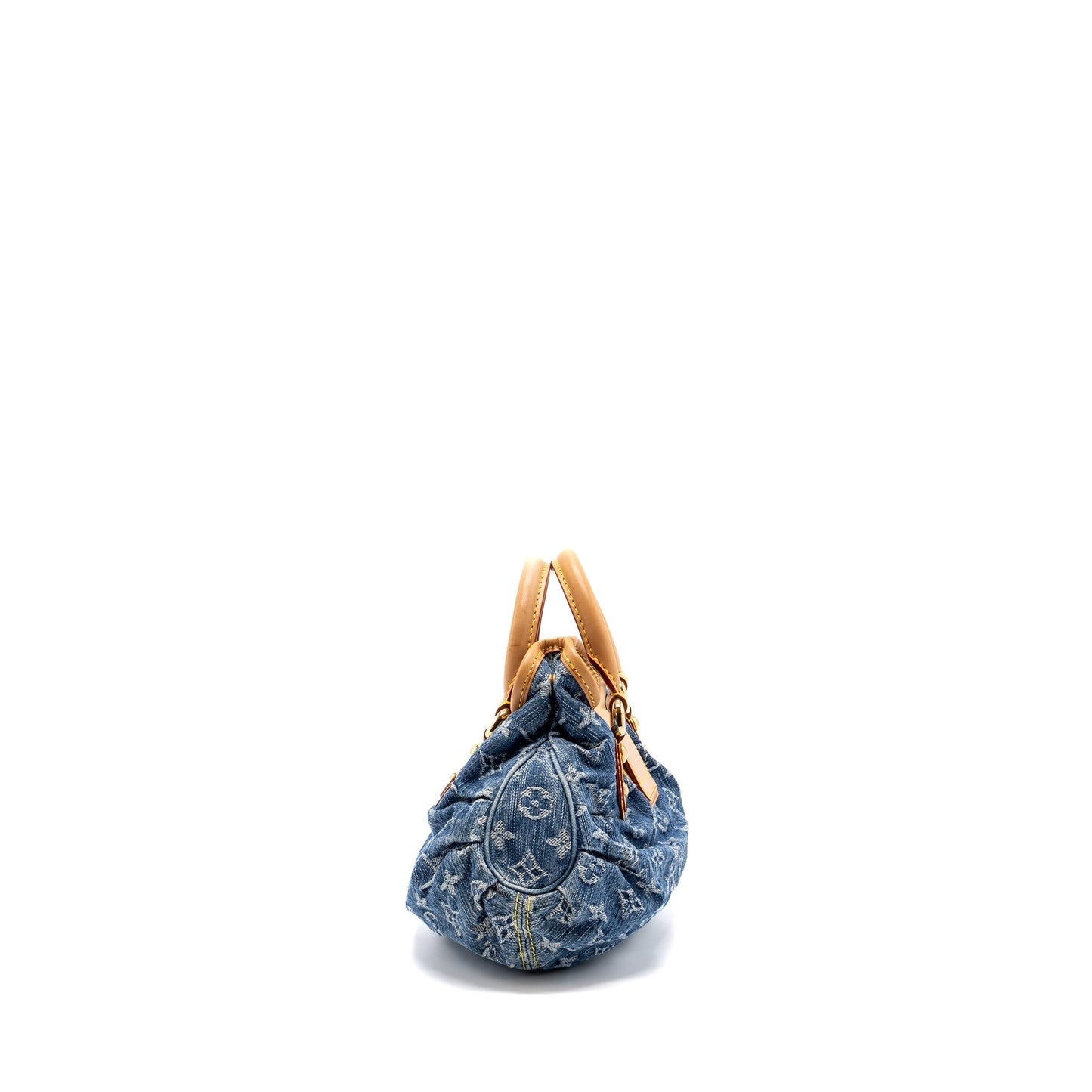 Louis Vuitton Vintage Mini Handle Purse Denim Blue