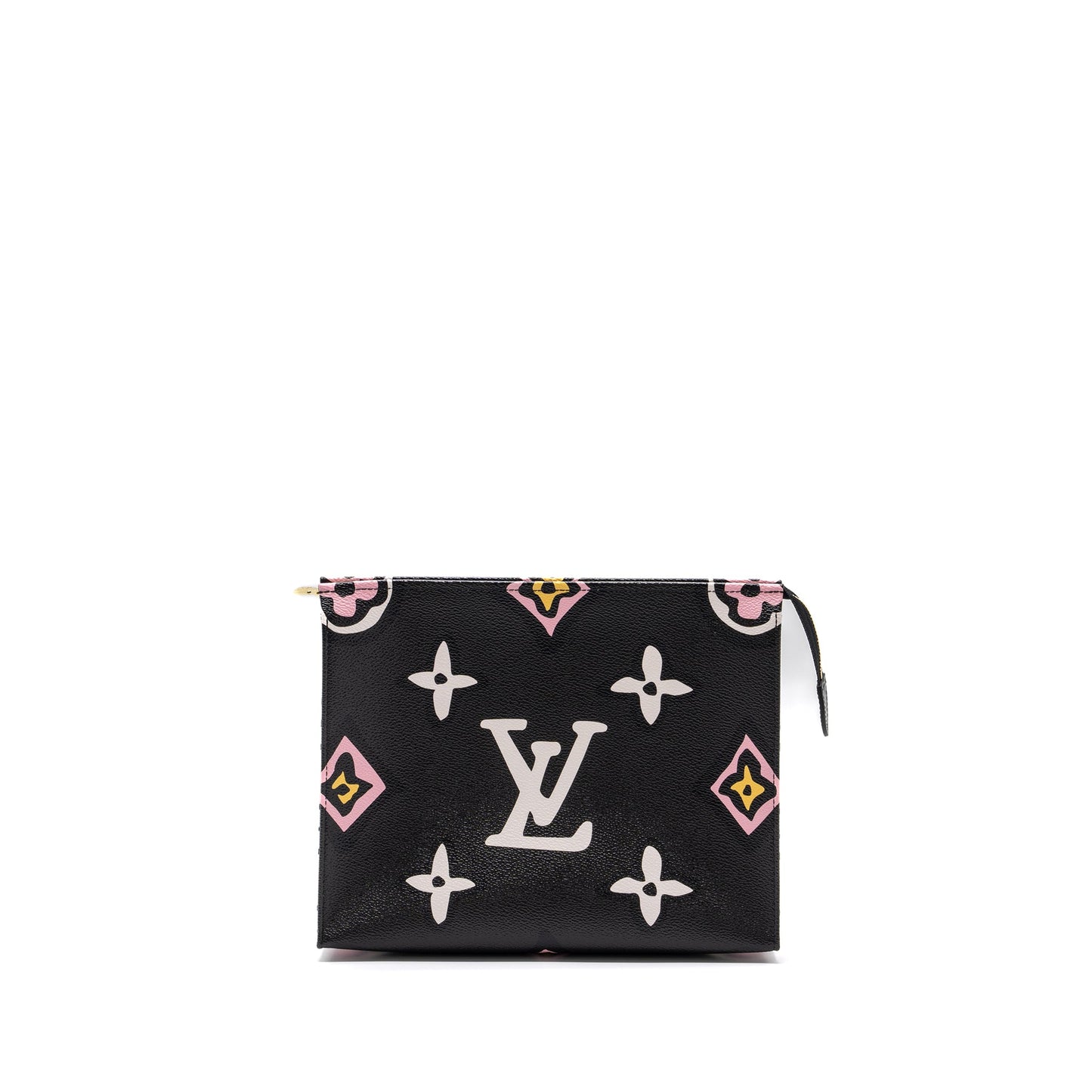 Louis Vuitton Wild at Heart toiletry pochette canvas black / white/ pink