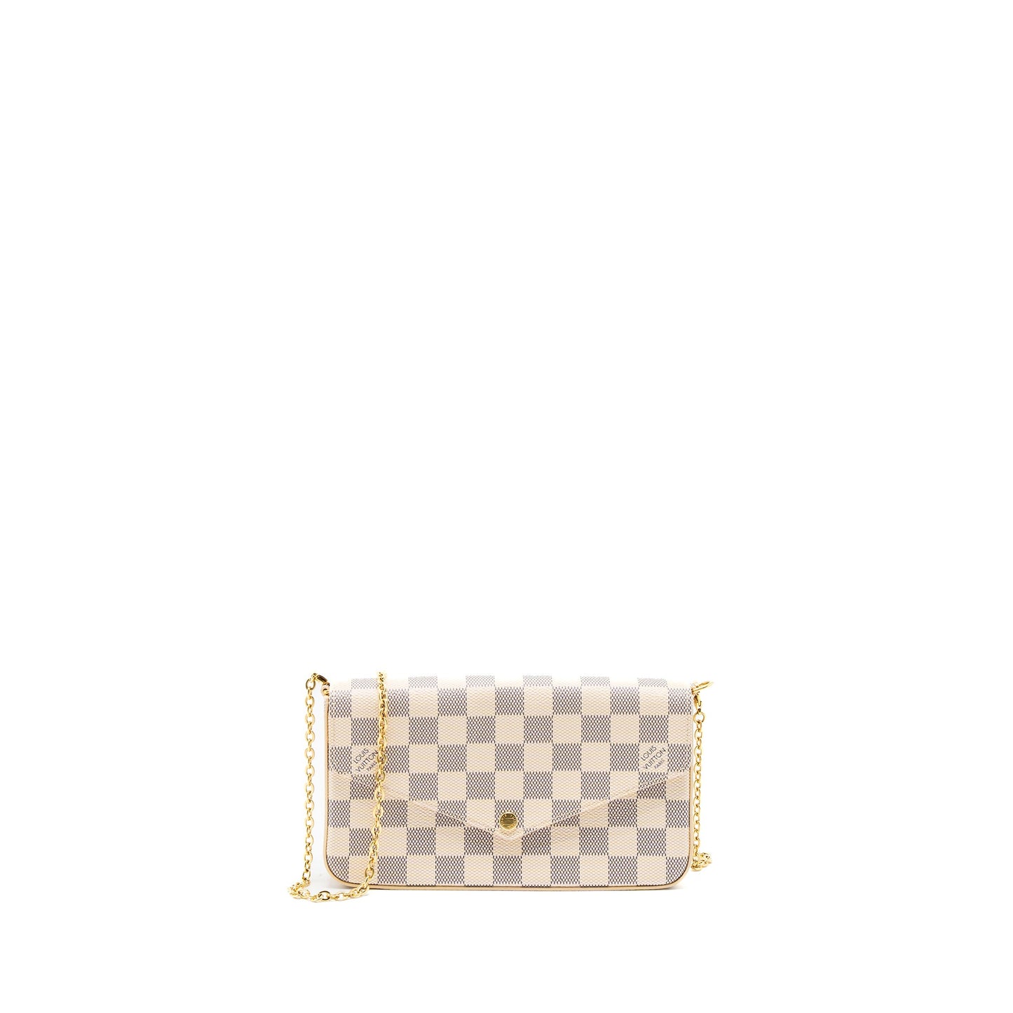 Louis Vuitton Felicie Pochette Damier Azur Canvas