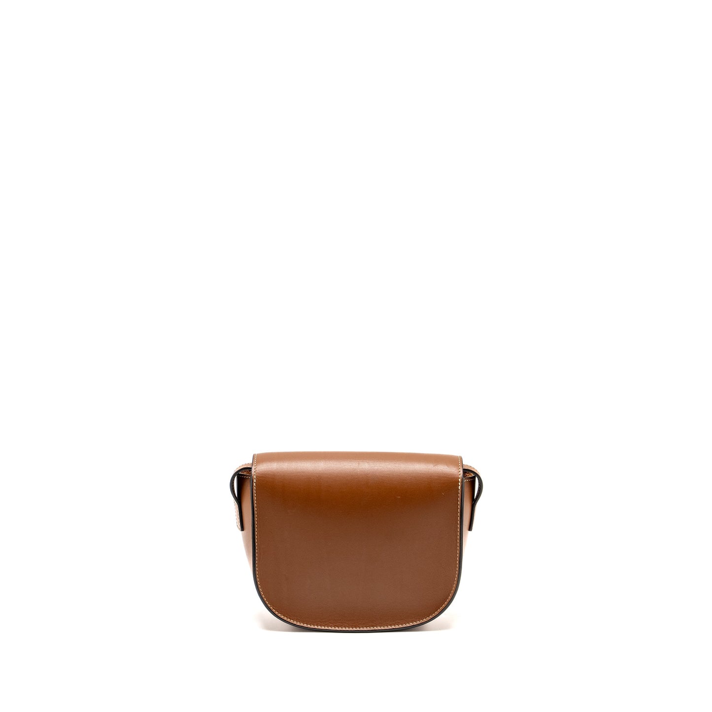 Celine Folco Cuir Triomphe Smooth Calfskin Tan