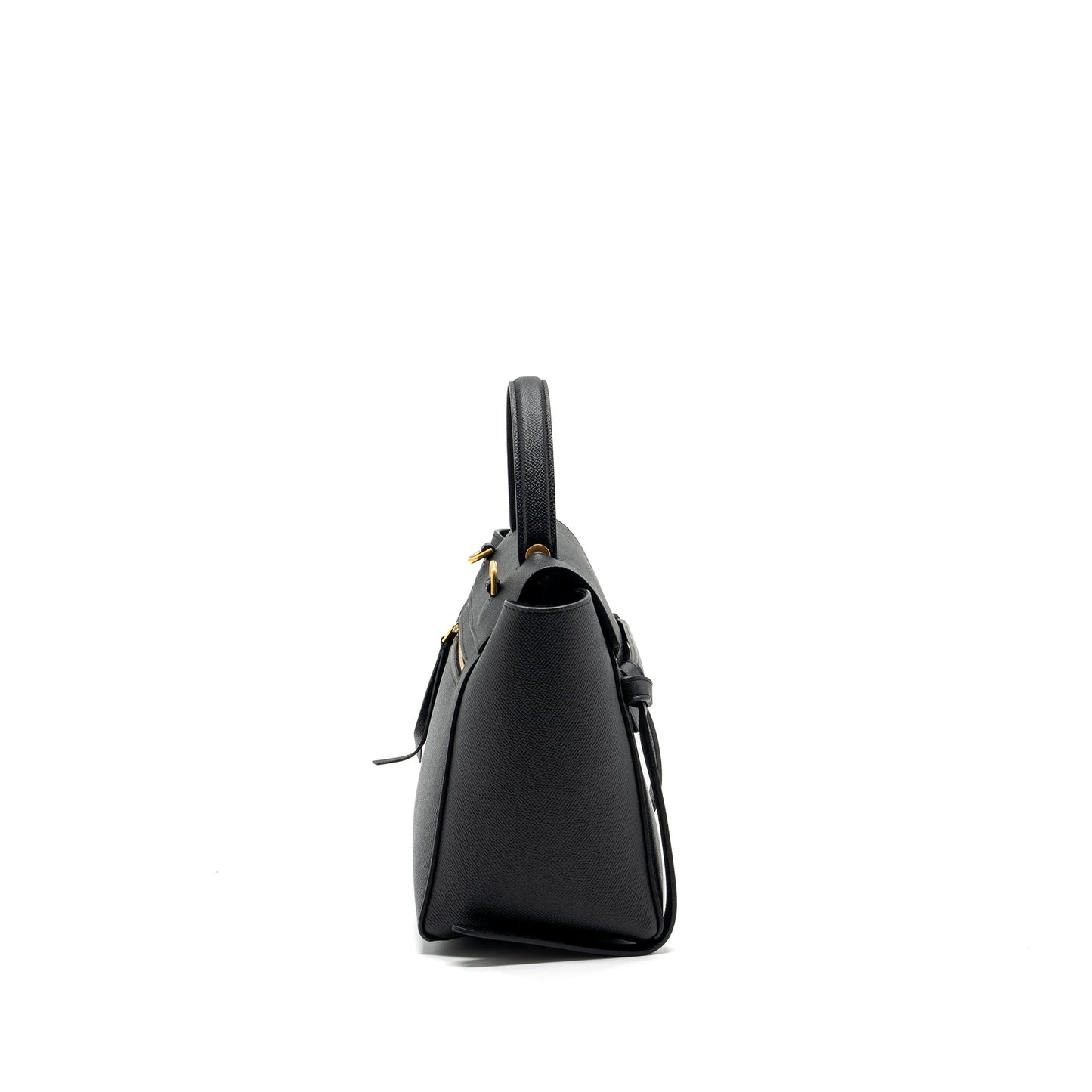 Celine Micro Belt Purse Calfskin Black