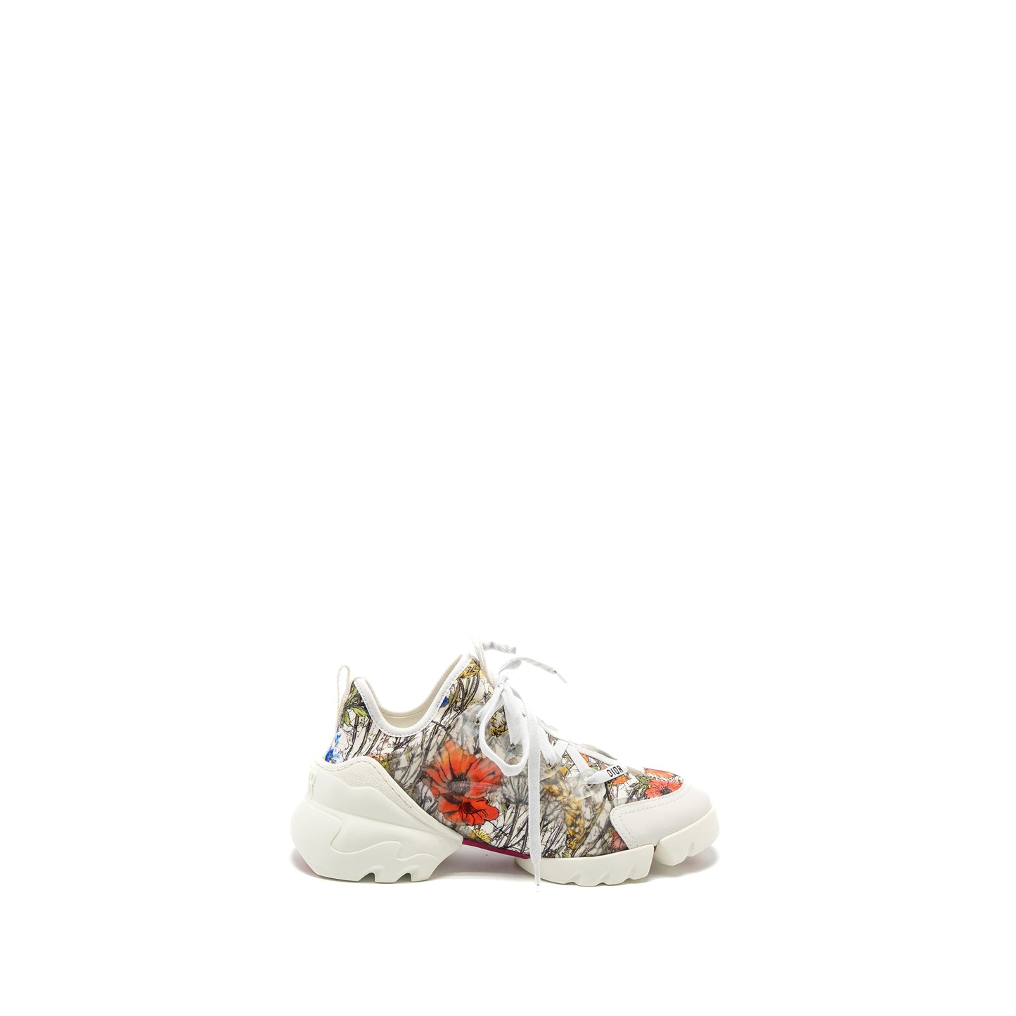 Dior Size 36 D-Connect Sneaker Flower Printed Fabric Multicolour