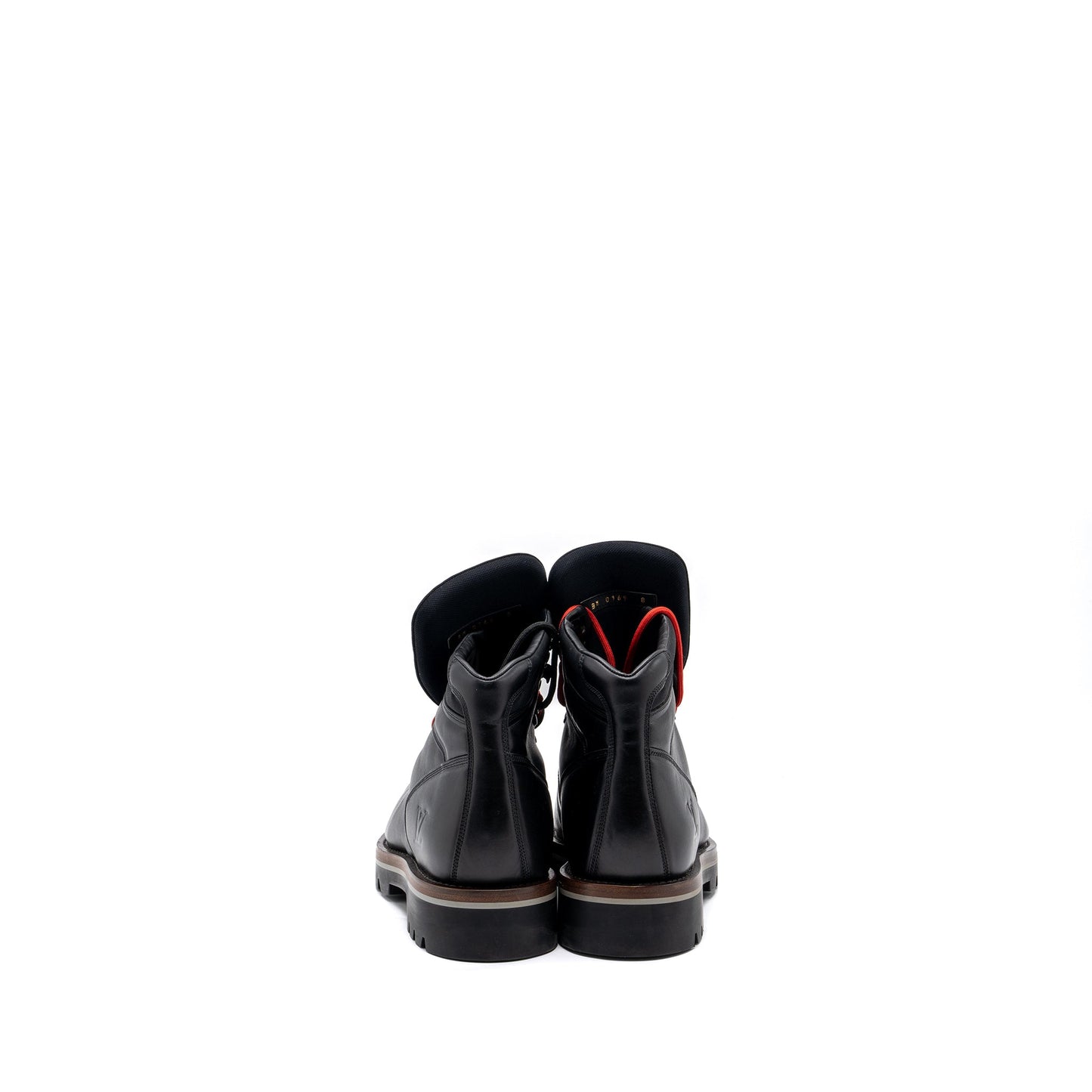 Louis Vuitton Size 8 Menâs Boots Leather Black/ Multicolour