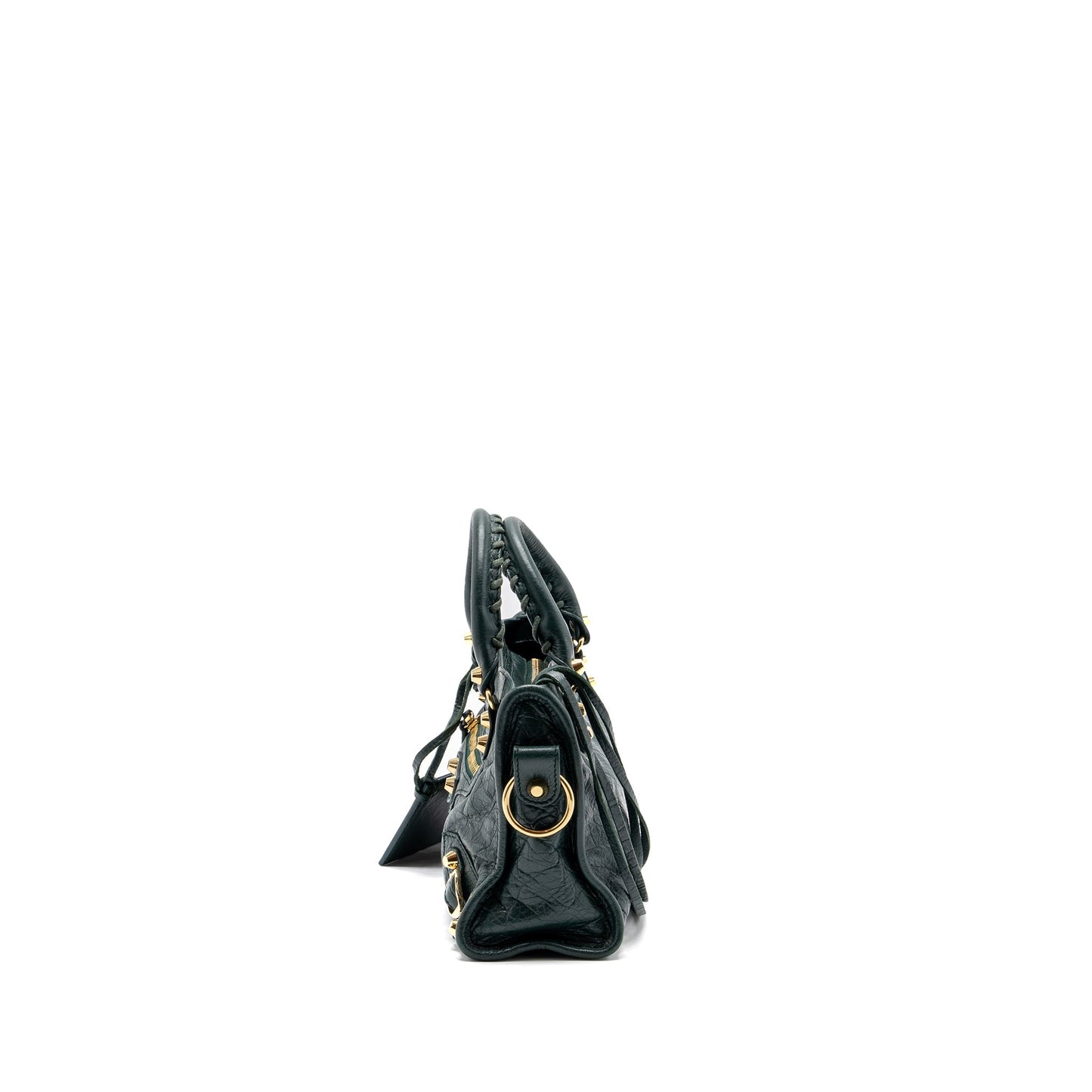 Balenciaga Mini City Purse Dark Green