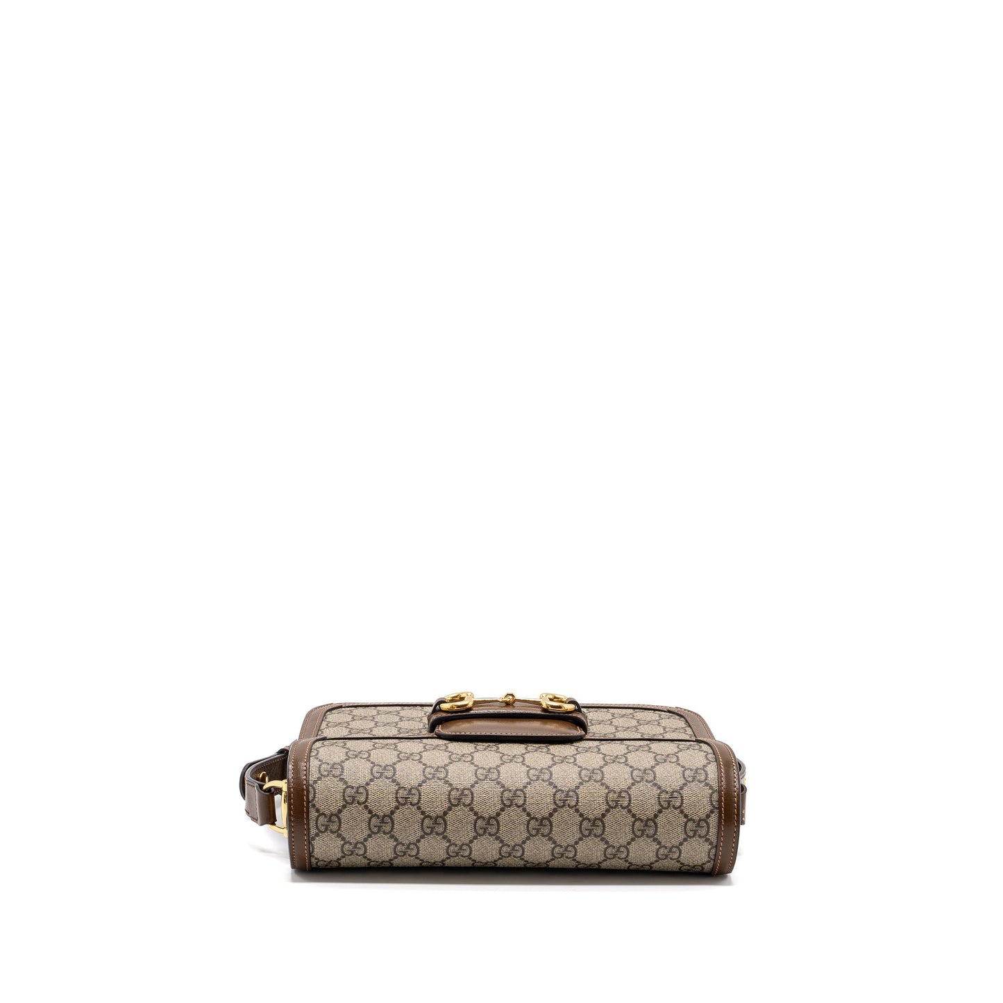 Gucci Horsebit 1955 Mini Purse Supreme Canvas / Leather Brown