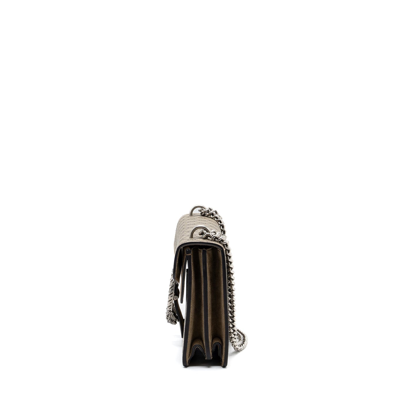 Gucci dionysus Mini Purse supreme canvas / suede leather beige