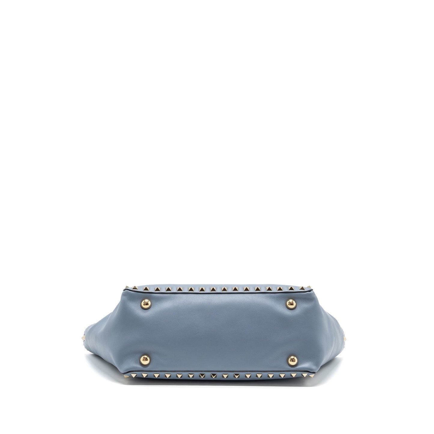 Valentino small grainy rockstud Purse lambskin light blue