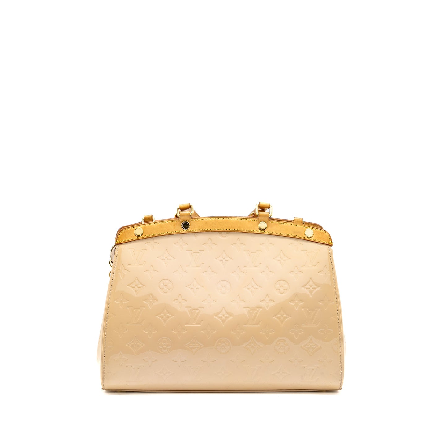 Louis Vuitton Vernis Brea Patent Monogram Beige