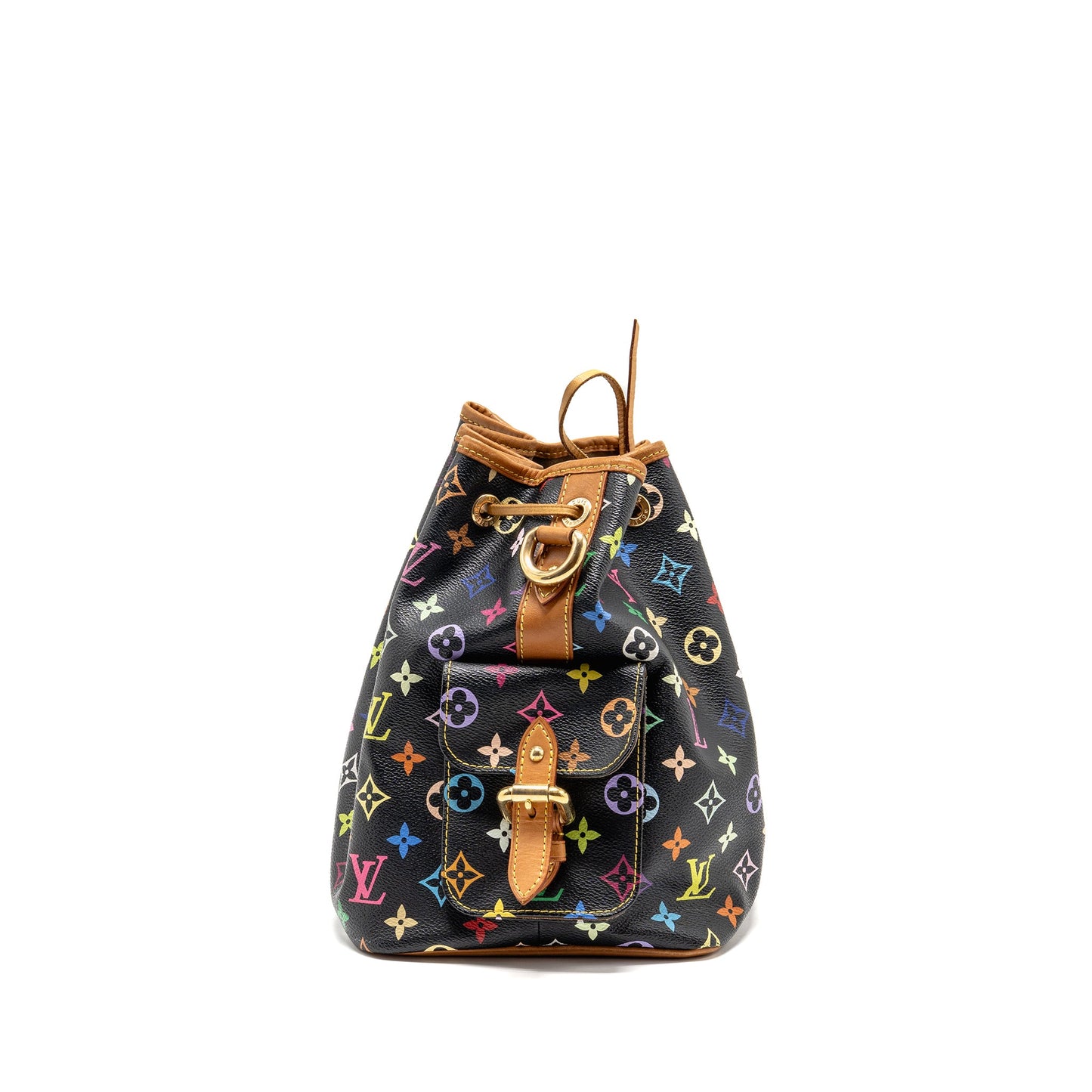 Louis Vuitton Petit Noe Black Multicolour Monogram Canvas