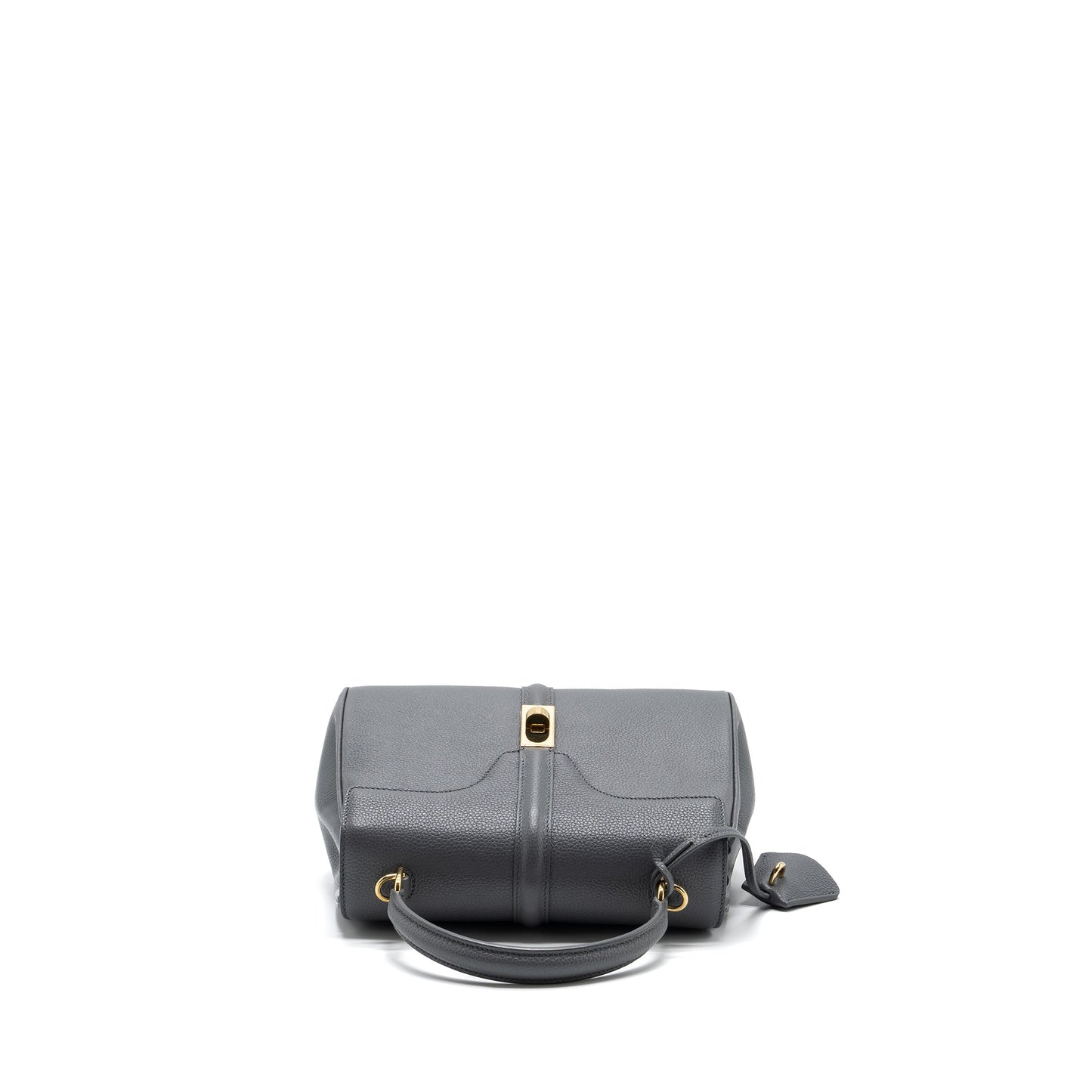 Celine Small 16 Purse Grained Calfskin Grey