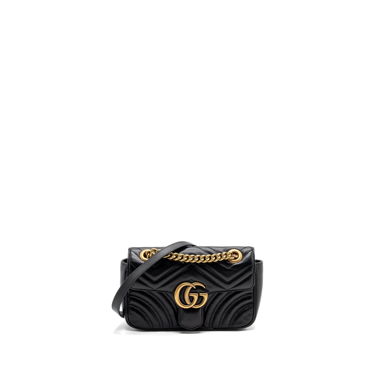 Gucci mini marmont Purse calfskin black