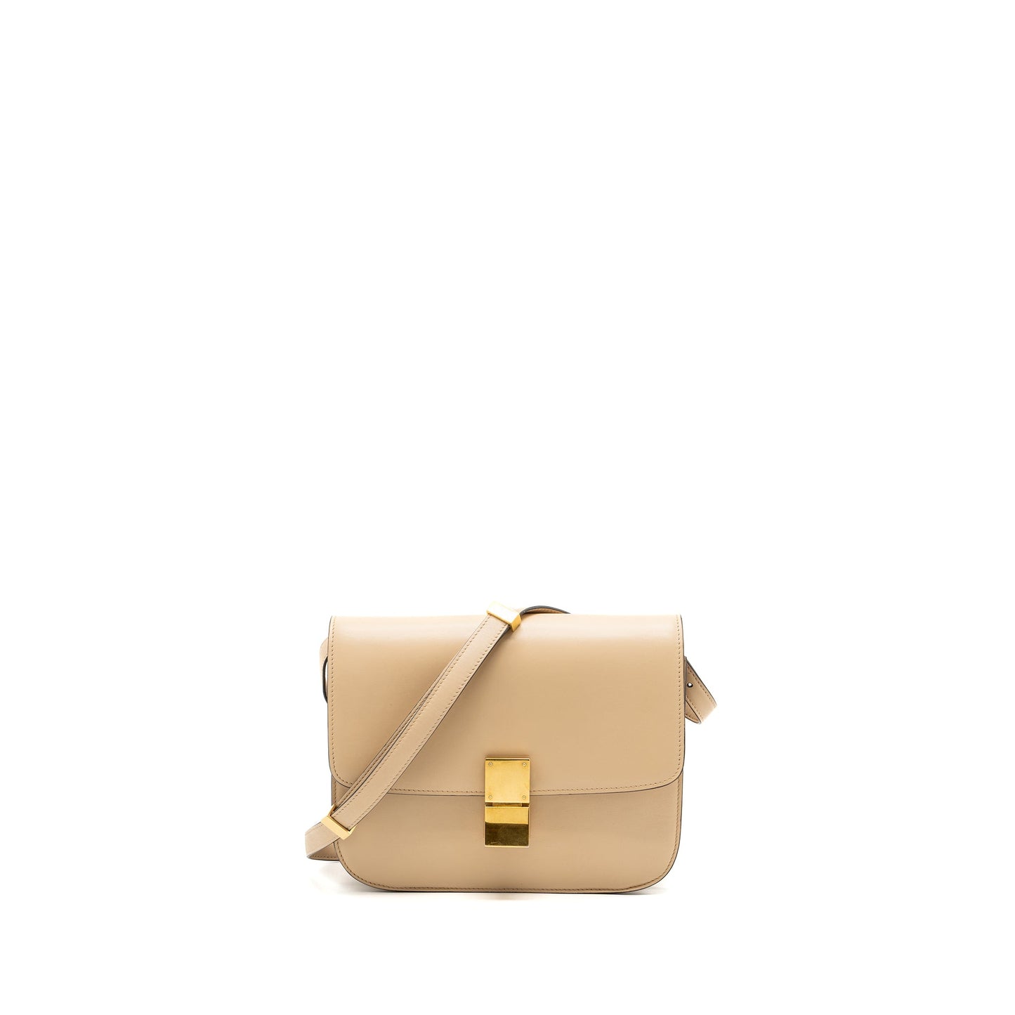 Celine Medium classic box Purse calfskin light pink