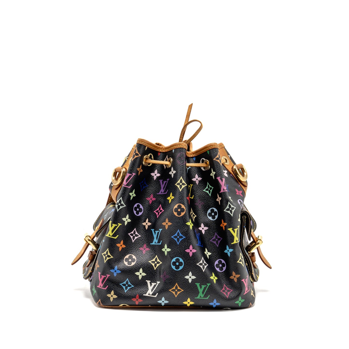 Louis Vuitton Petit Noe Black Multicolour Monogram Canvas