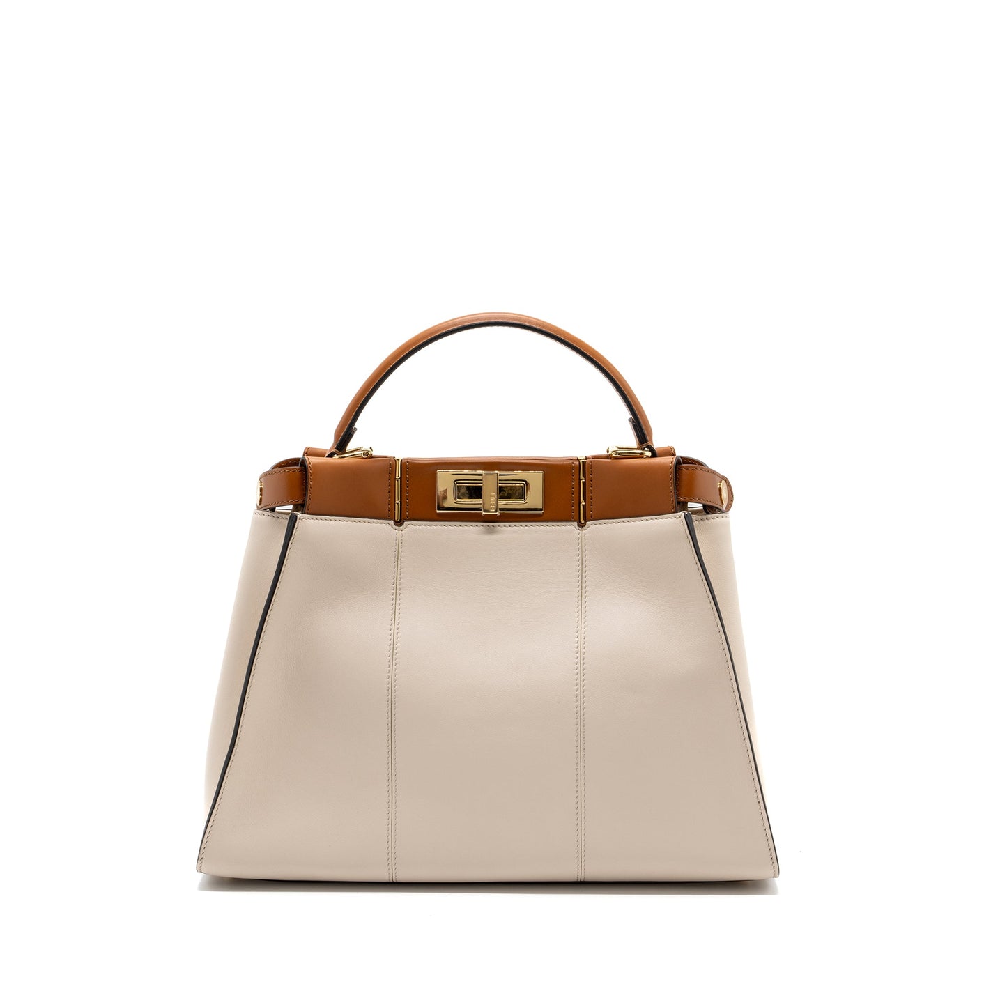Fendi Medium Peekaboo Purse Calfskin Multicolour