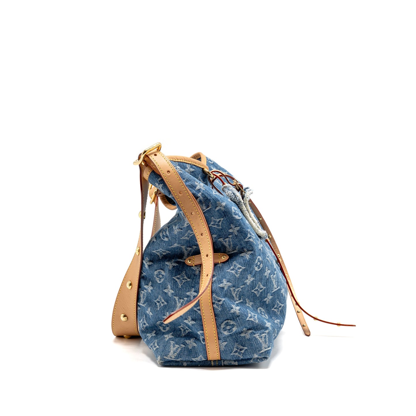 Louis Vuitton Carryall Monogram Denim Blue
