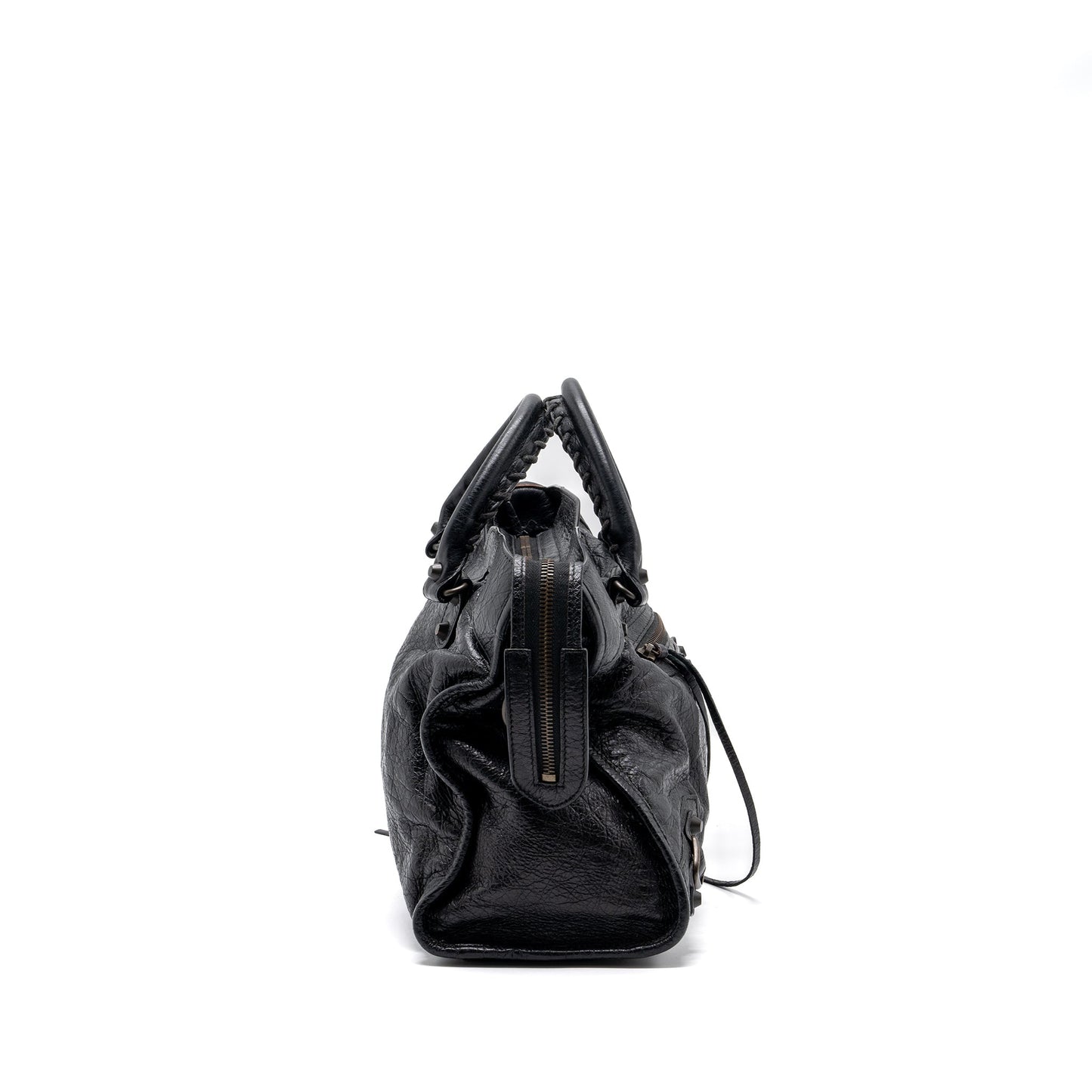 Balenciaga Classic City Purse Leather Black ruthenium silver Hardware