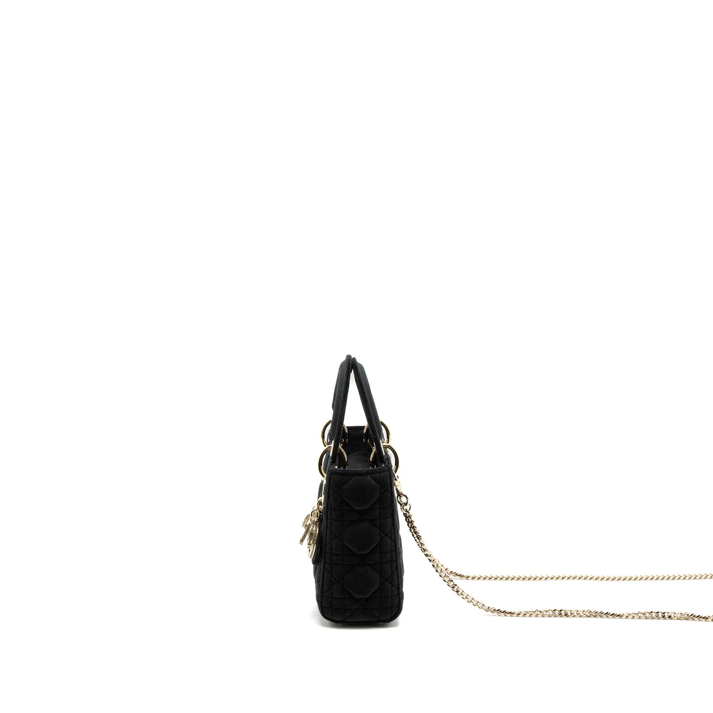Dior Mini Lady Dior Velvet Black