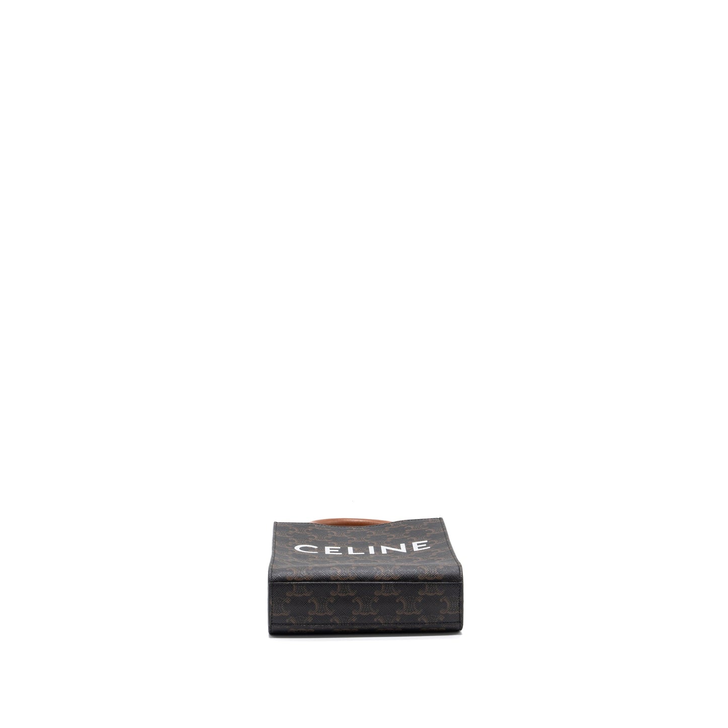 CELINE VERTICAL CABAS TRIOMPHE CANVAS BROWN