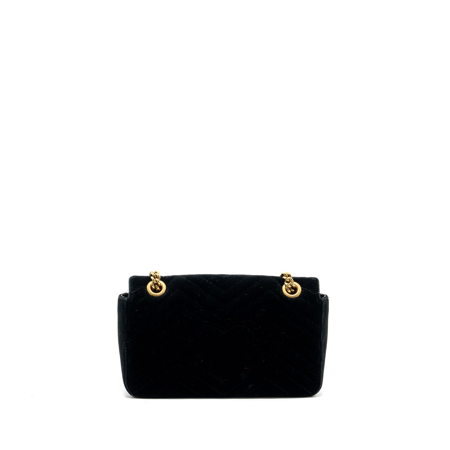 Gucci Small Marmont Purse Velvet Black